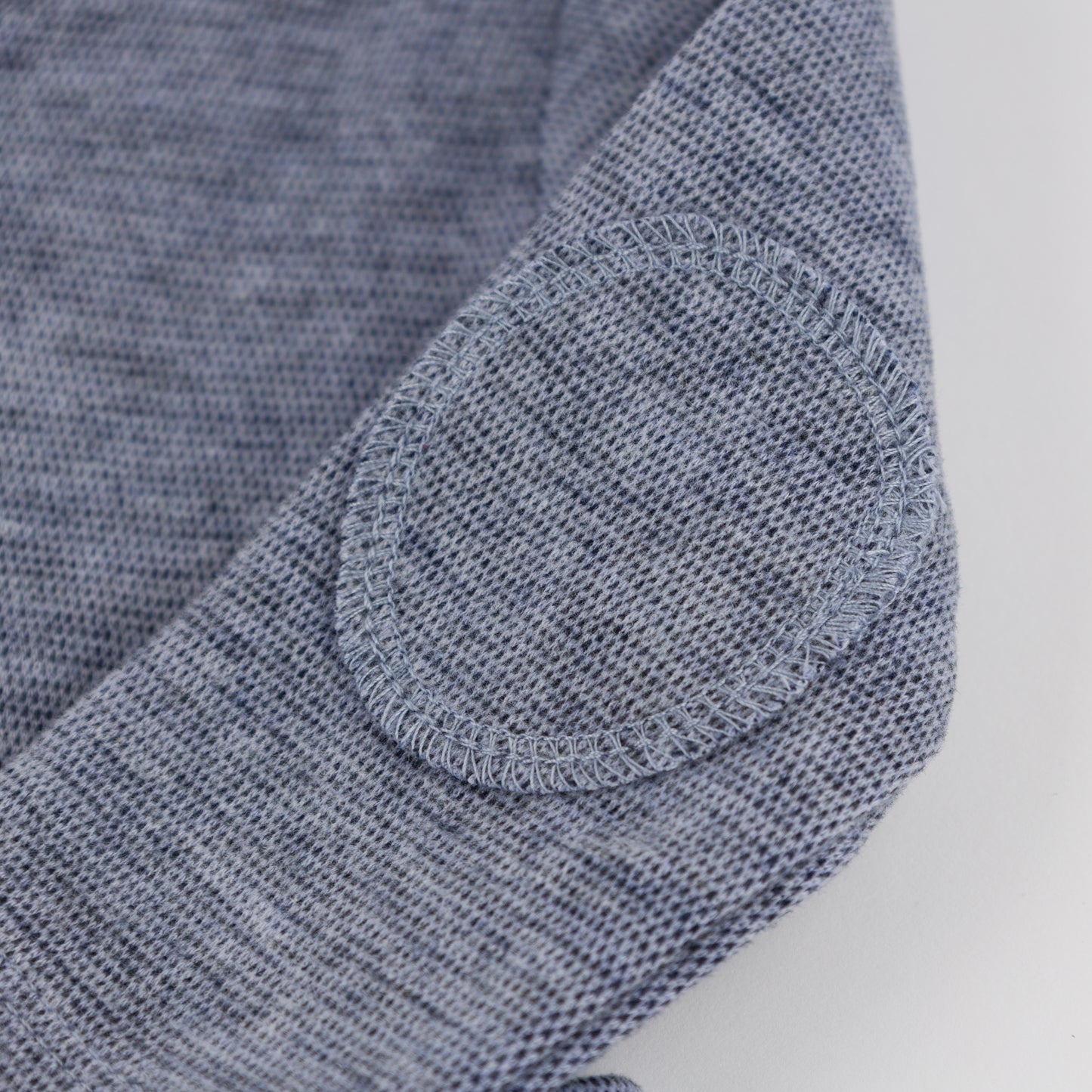 Mini Honeycomb Henley Elbow Patch 2pc Set