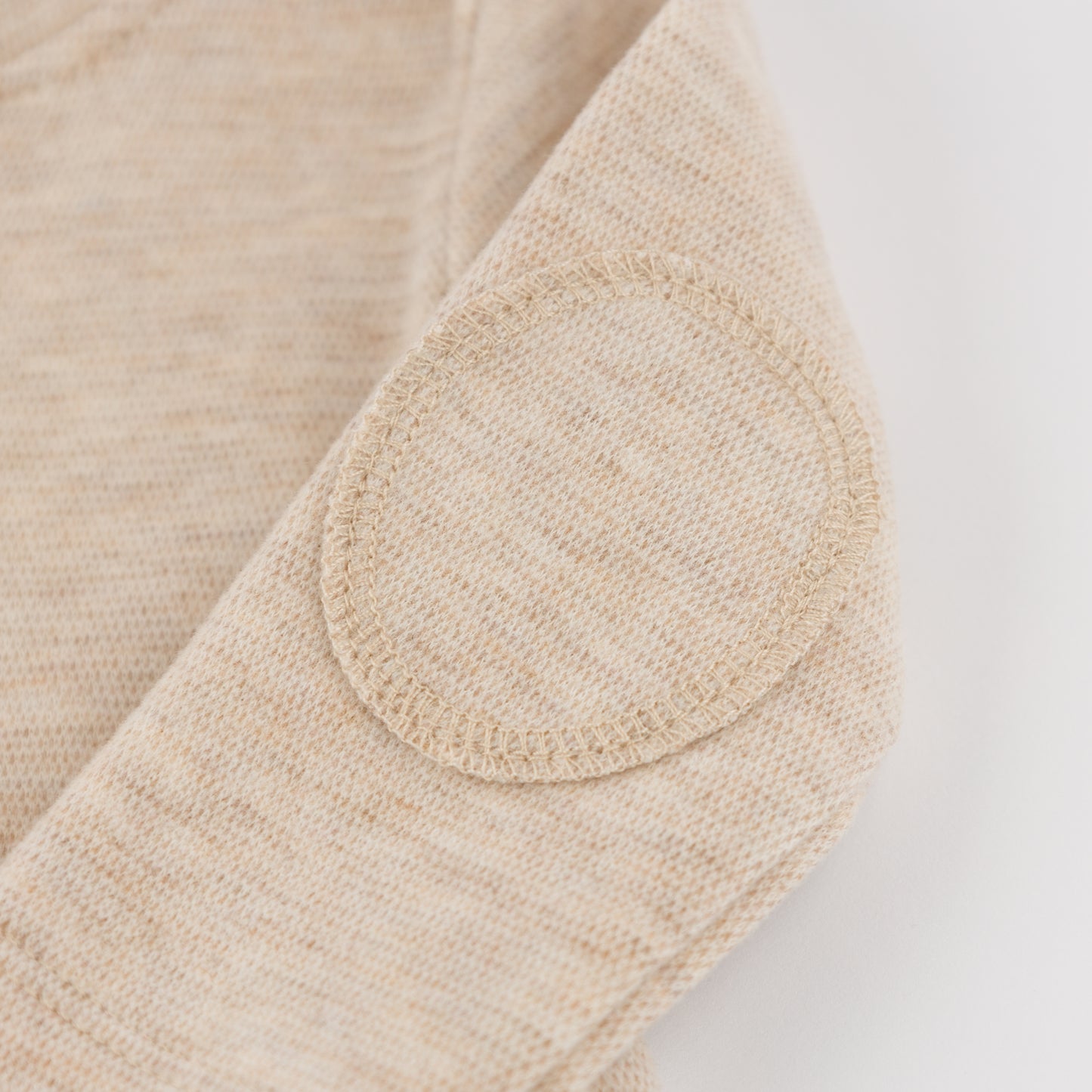 Mini Honeycomb Henley Elbow Patch 2pc Set