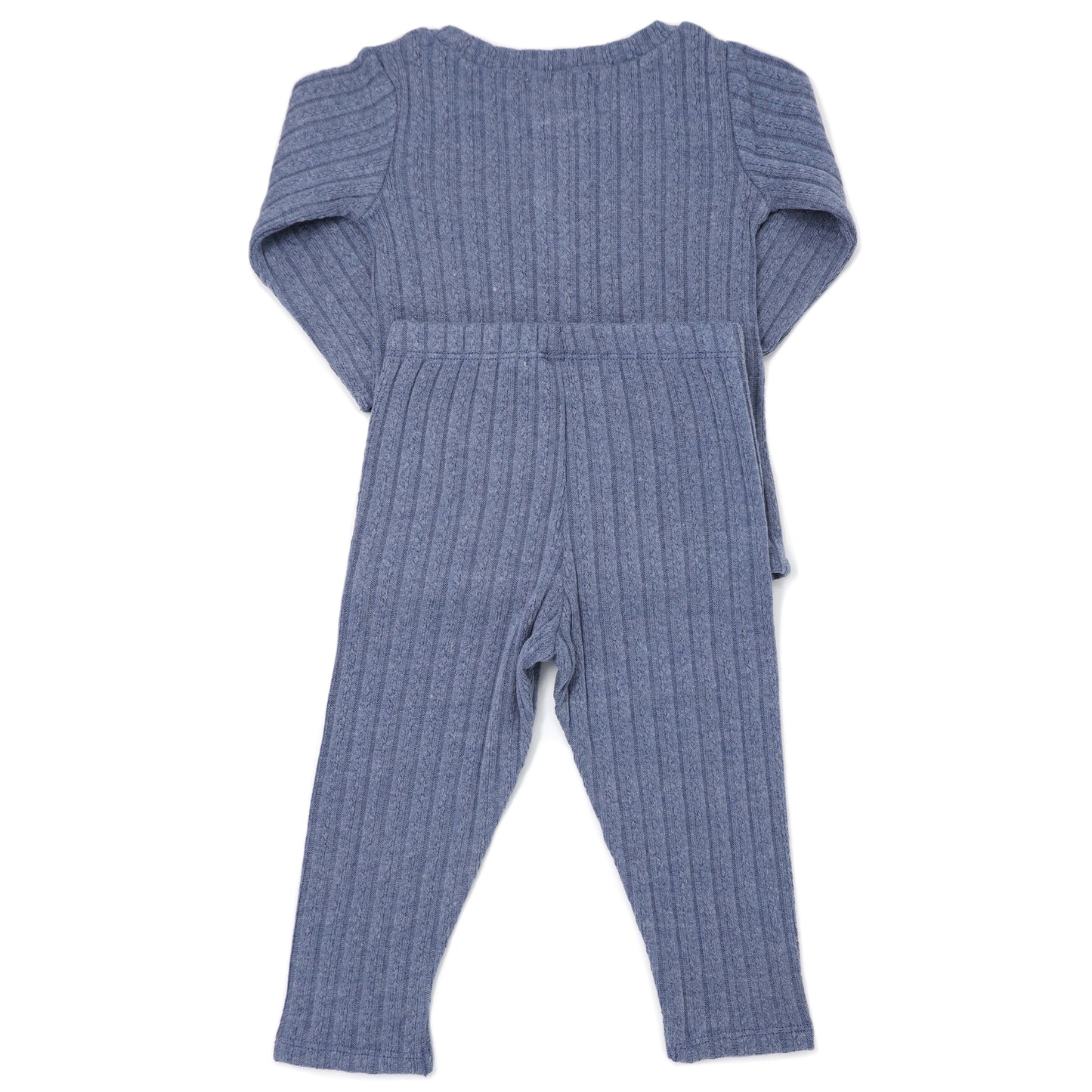 Cable Pocket Henley 2pc Set