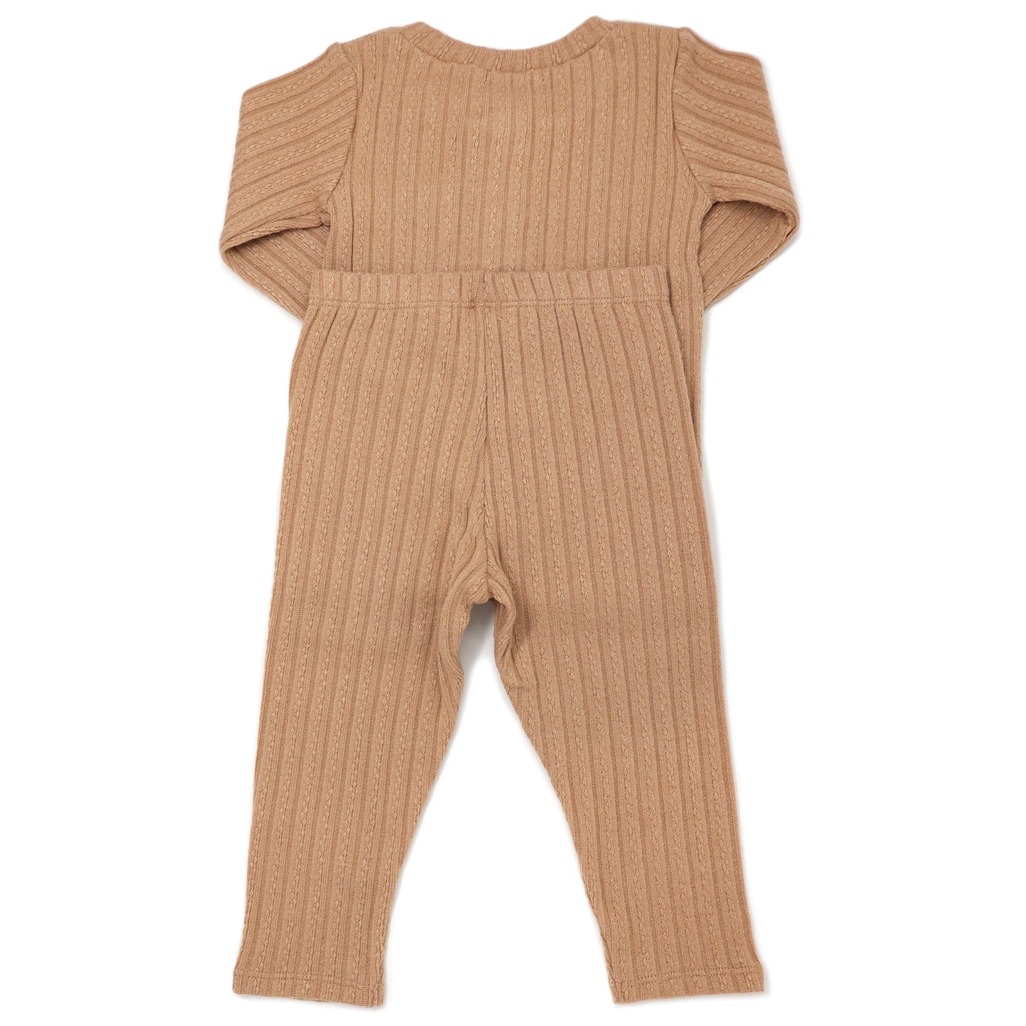 Cable Pocket Henley 2pc Set
