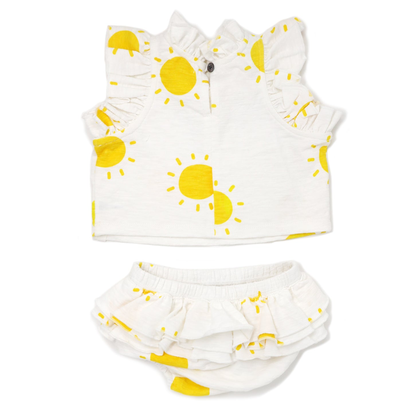 Sunshine Cotton Slub Lola Top & Tushie Set