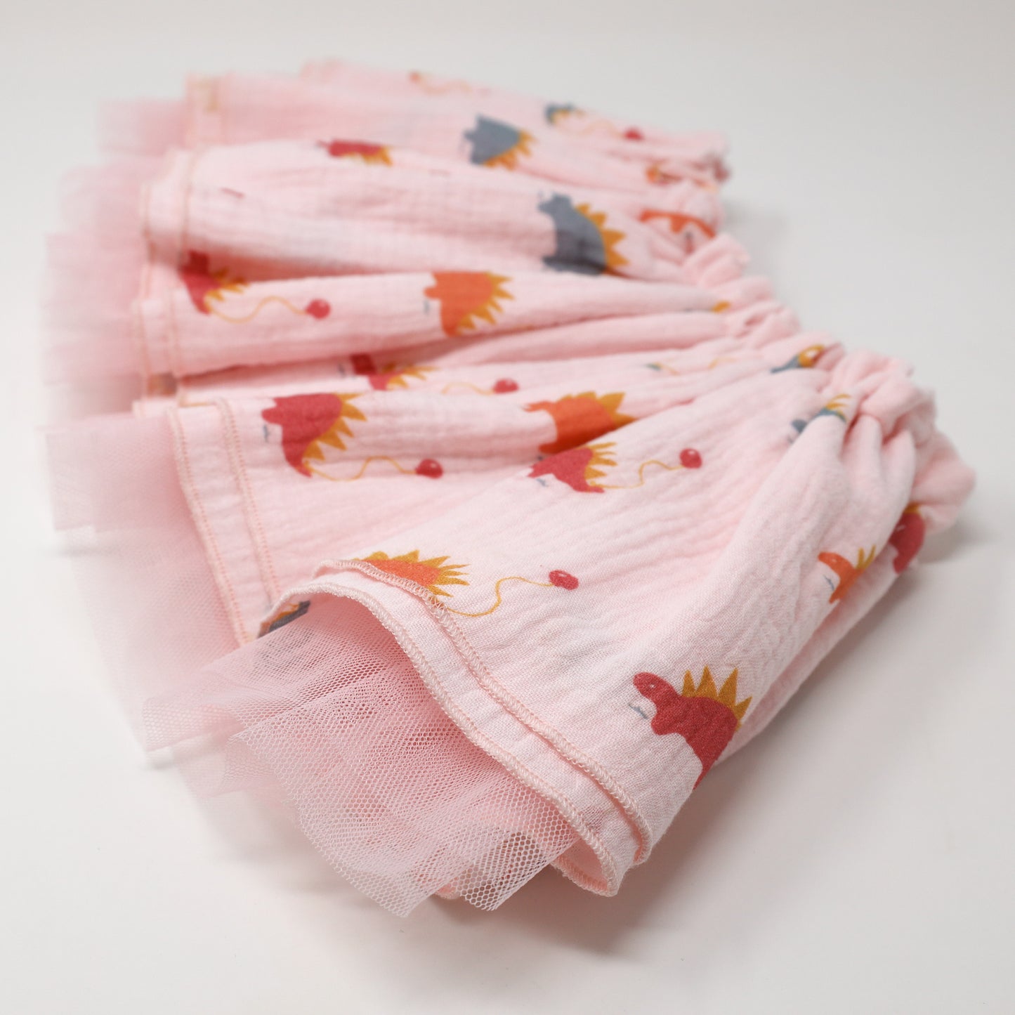 Stegosaurus Party Gauze Lola Top Tutu Skirt Set