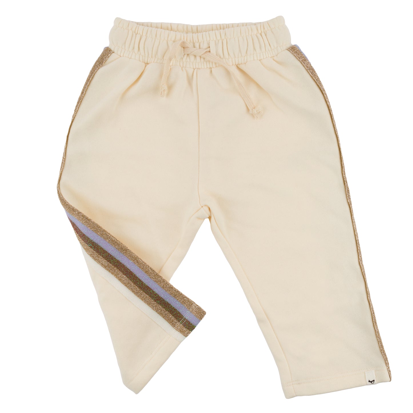 "SPORTY" Appl Striped Sleeve Boxy w/Striped Jogger