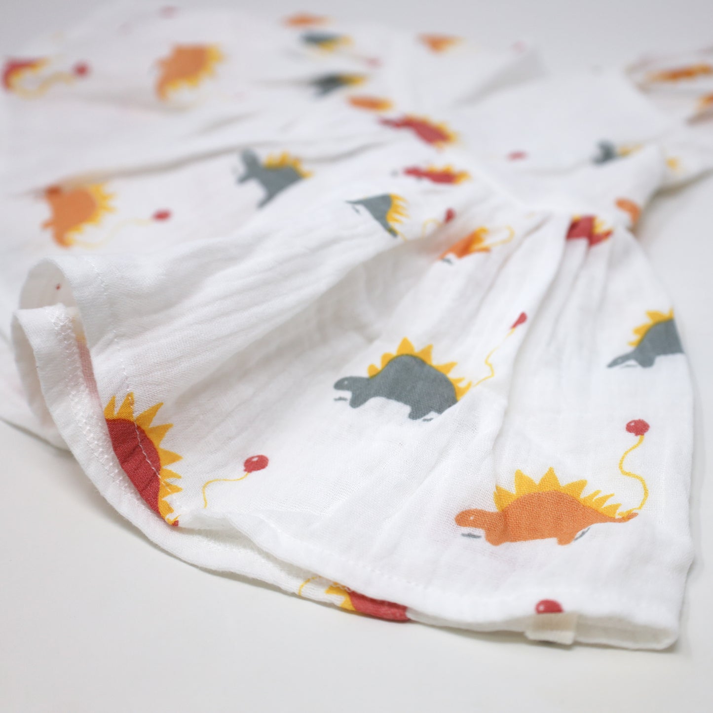 Stegosaurus Party Gauze Party Dress (Panty to 2-3)