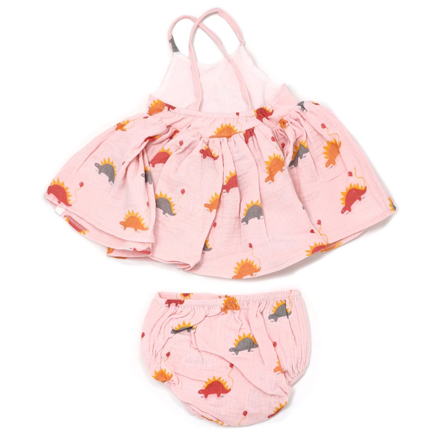 Stegosaurus Party Gauze Party Dress (Panty to 2-3)
