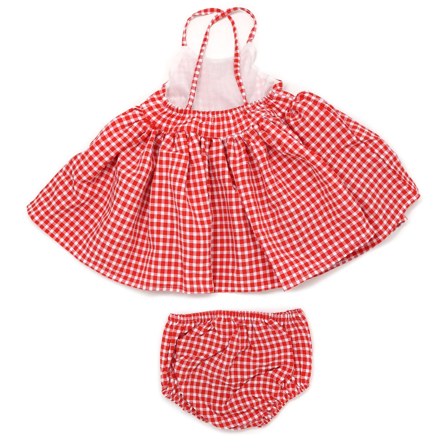 Gingham Party Dress (Panty to Sz 2-3)
