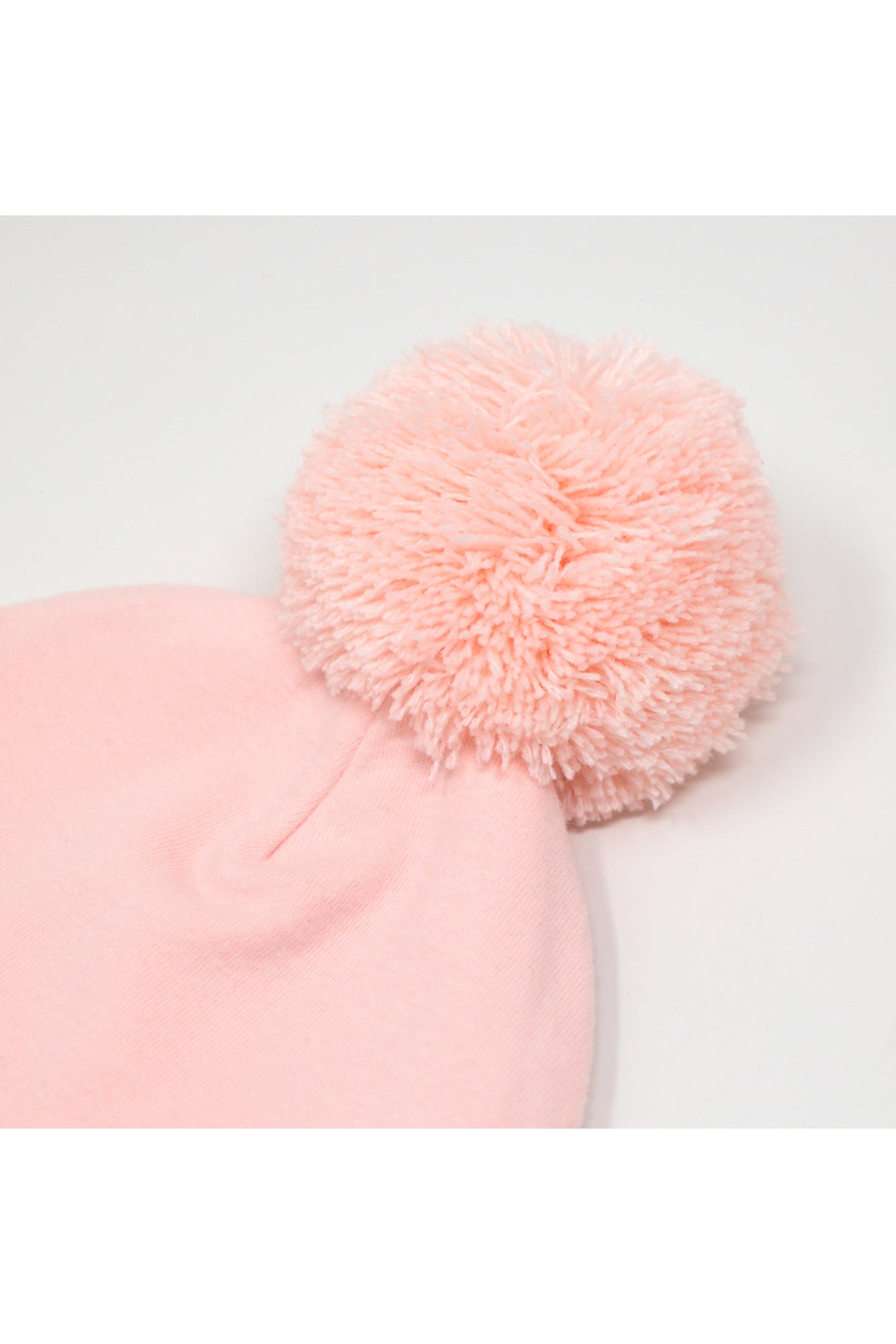 Pale Pink Pom Hat