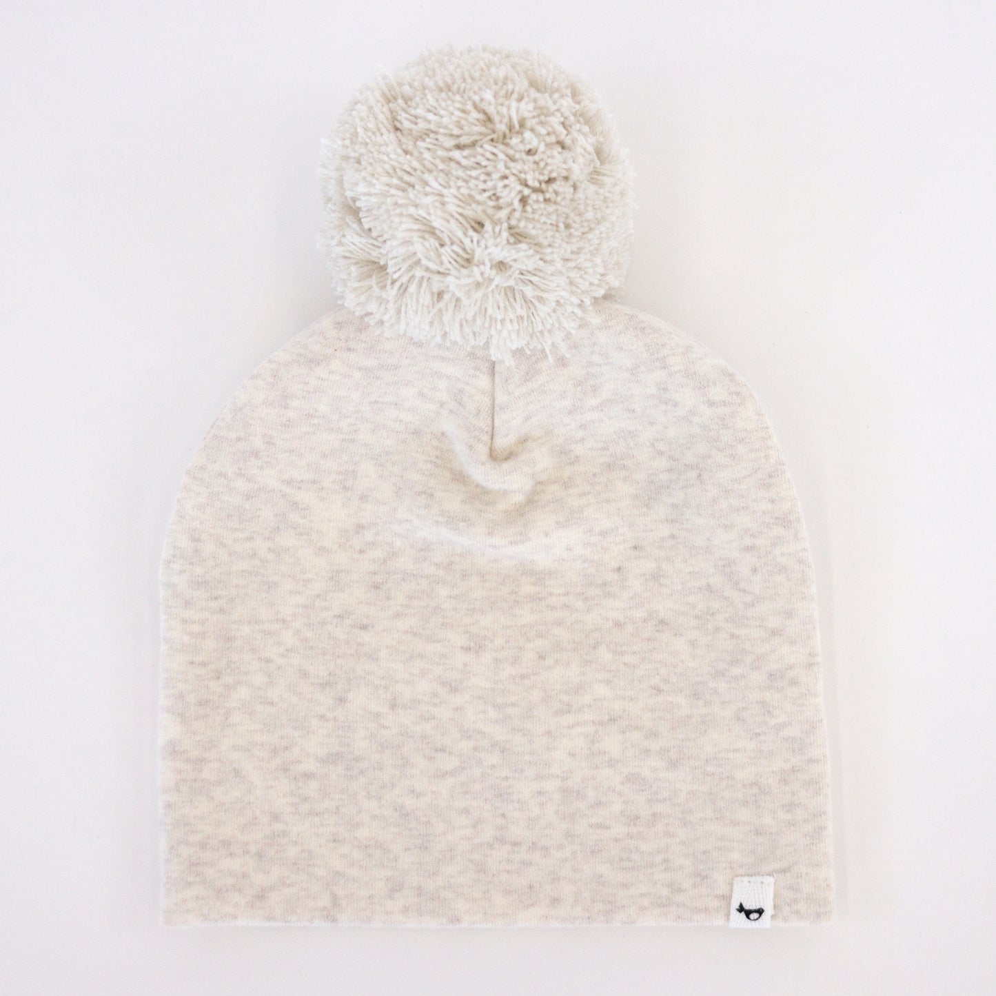 Oat Heather Pom Hat