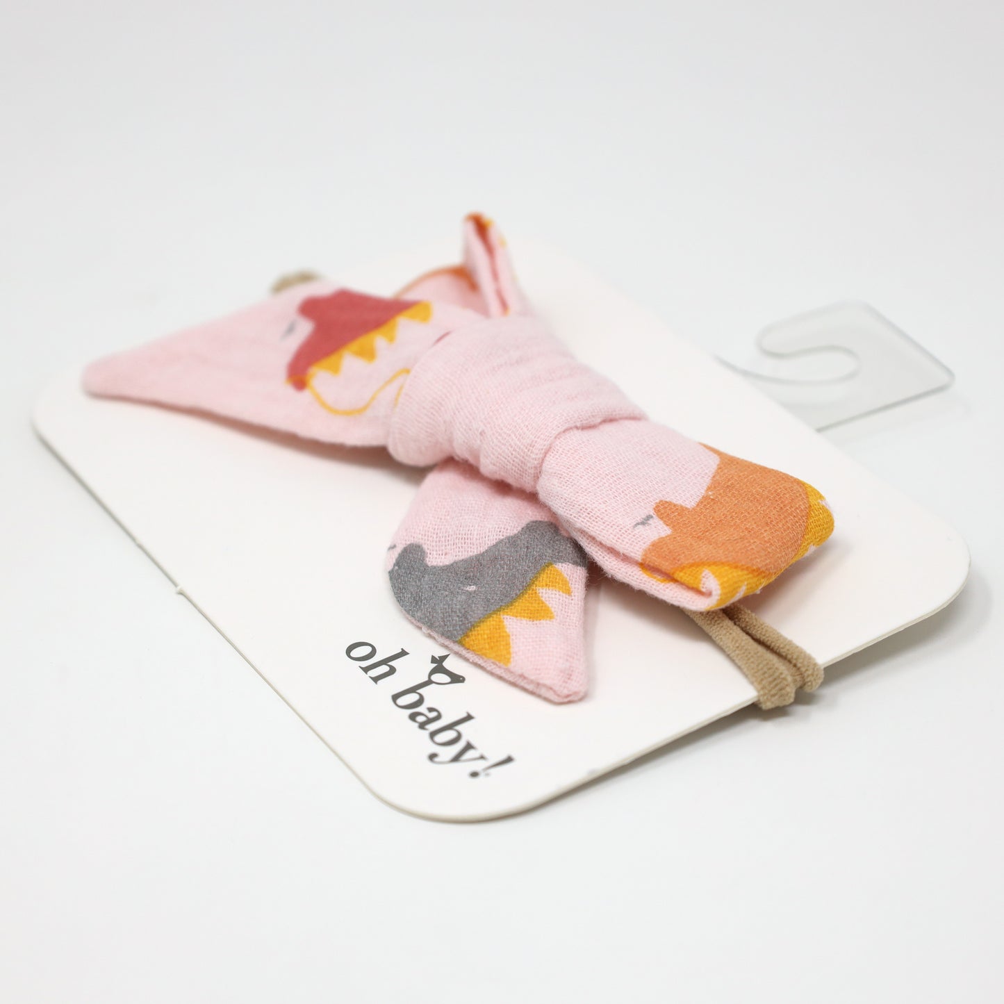 Stegosaurus Party Schoolgirl Bow Nylon Headband
