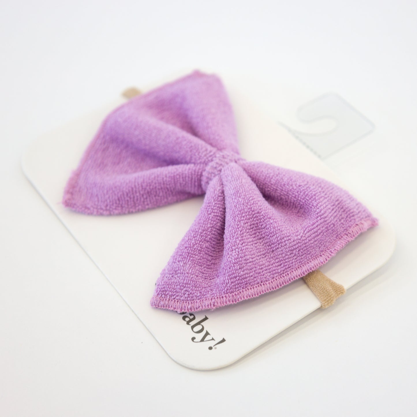 Terry Bow Nylon Headband