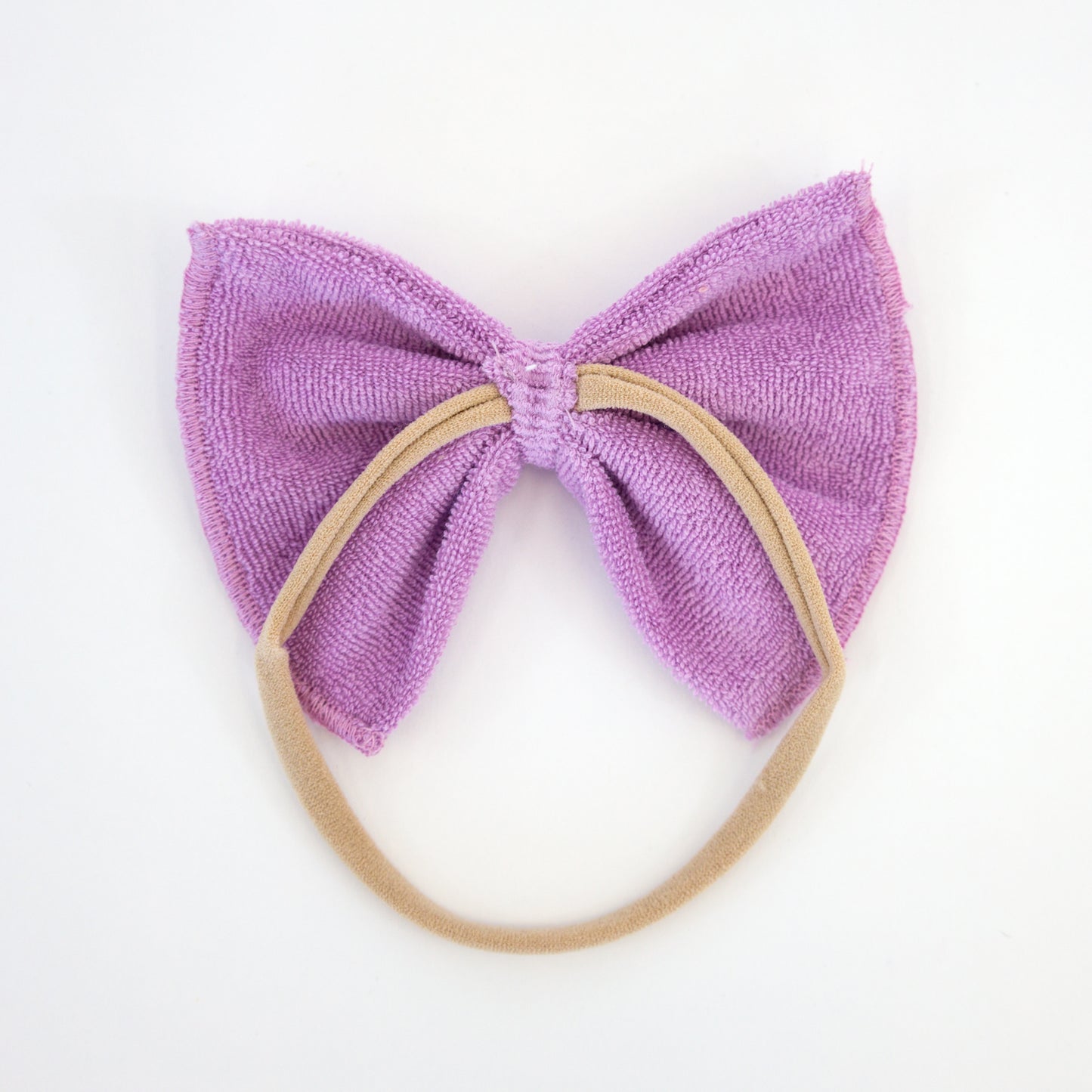 Terry Bow Nylon Headband