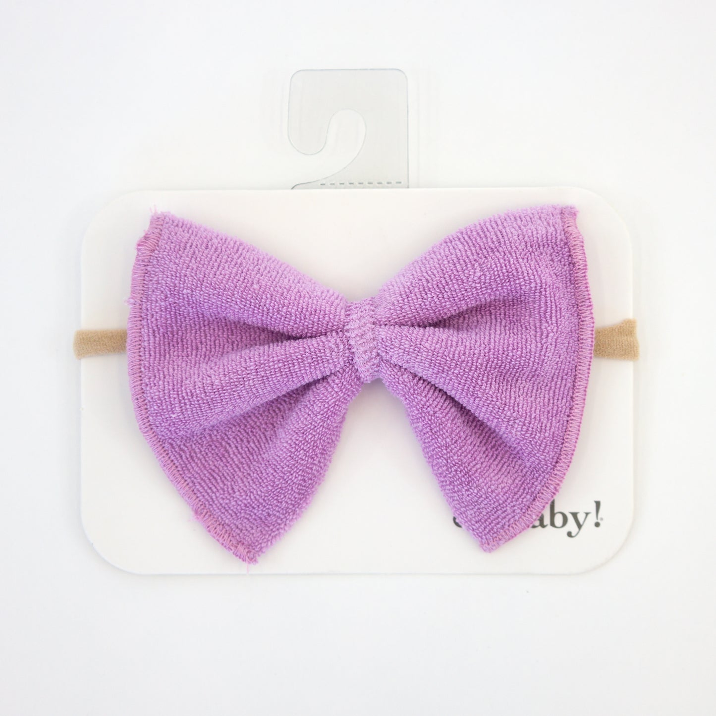 Terry Bow Nylon Headband