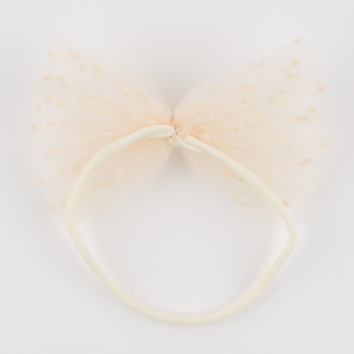Velvet Mini Dot Nylon Headband