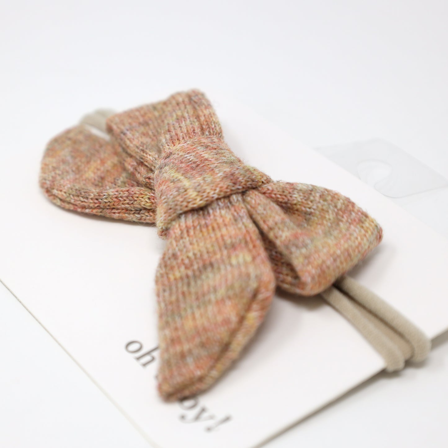 Scandi Sweater Bow Headband