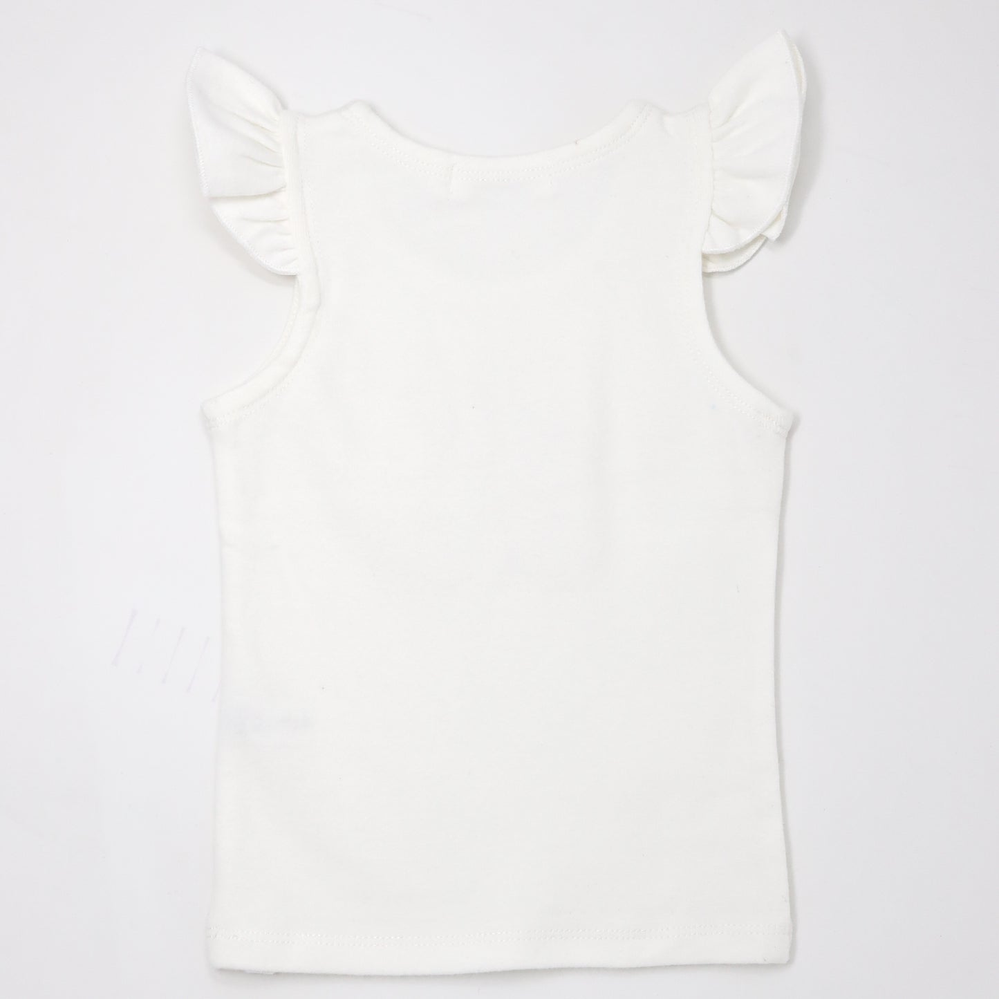 "lil sis" Pink Embroidered Cotton Baby Rib FS Tank