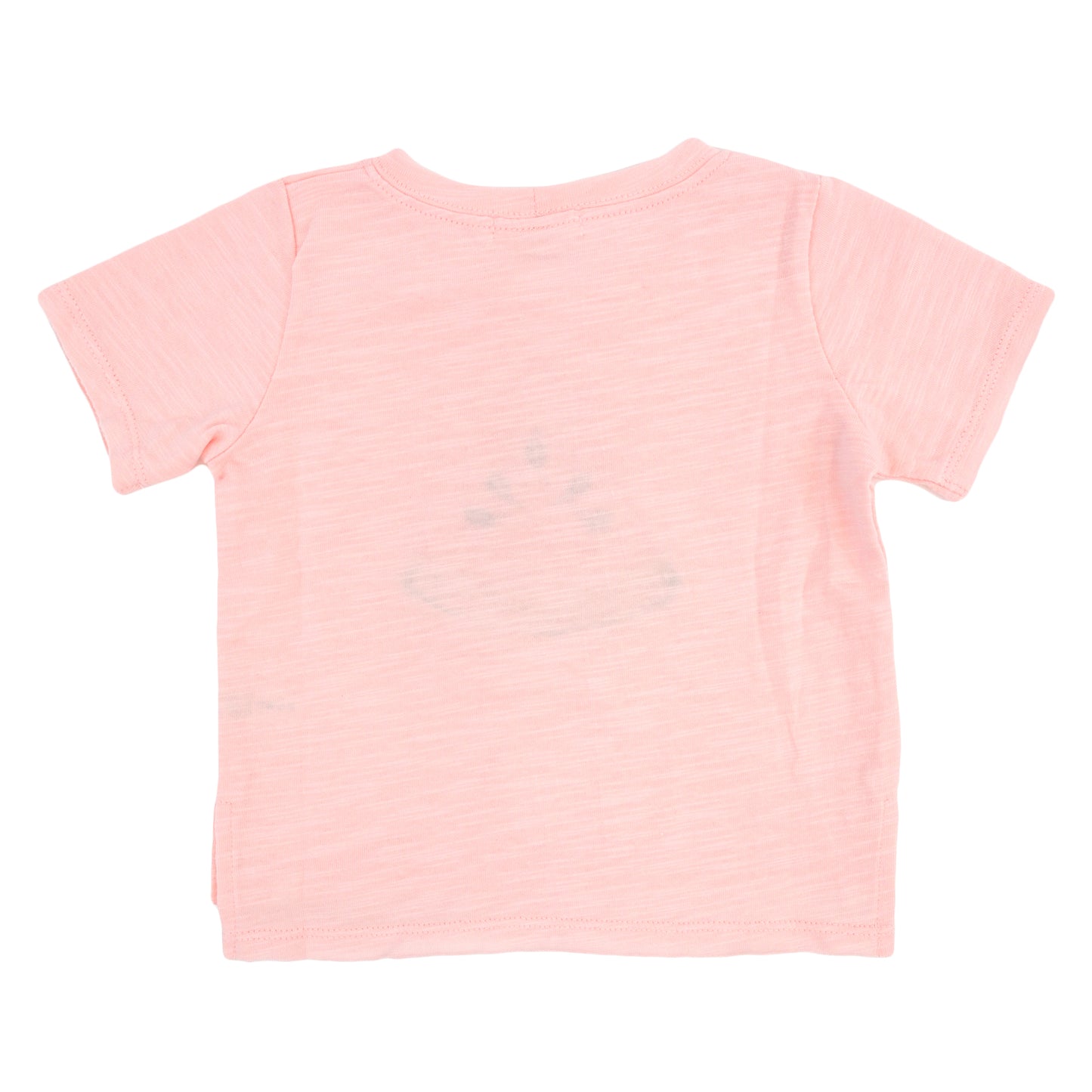 Watermelon Terry Applique Raw Edge Tee
