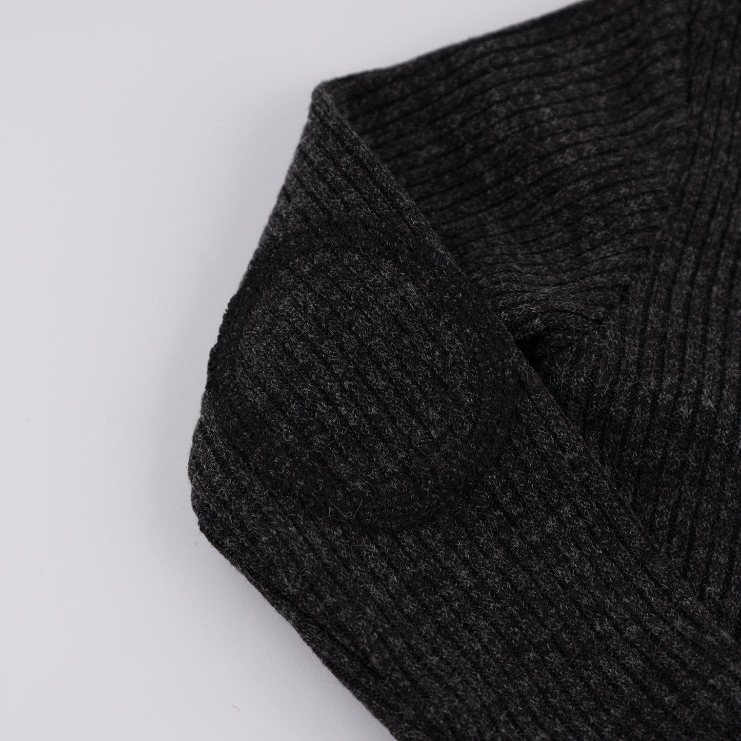 Wide Rib Fuzzy Sweater Knit Elbow Patch Henley