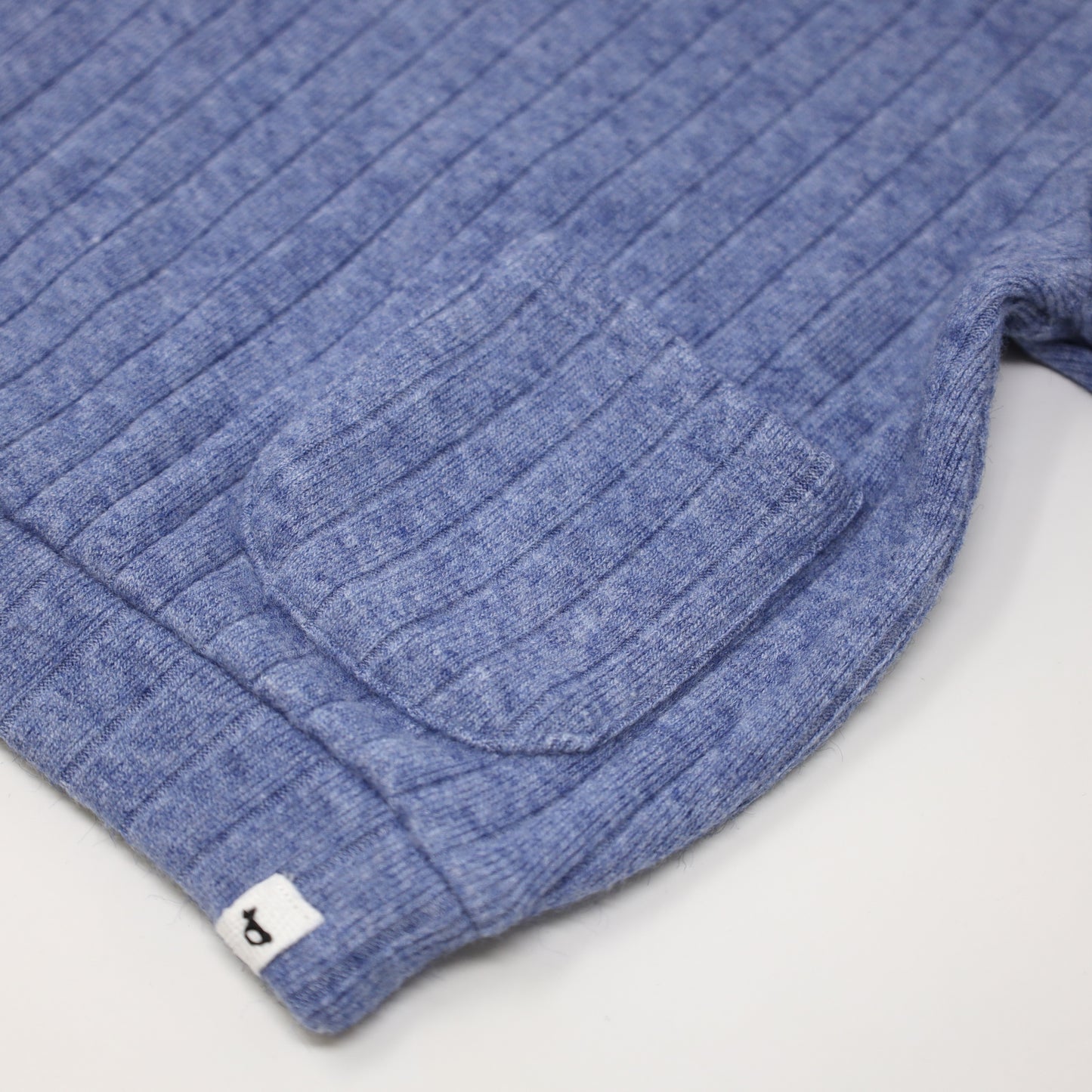 Wide Rib Sweater Knit Pocket Boxy