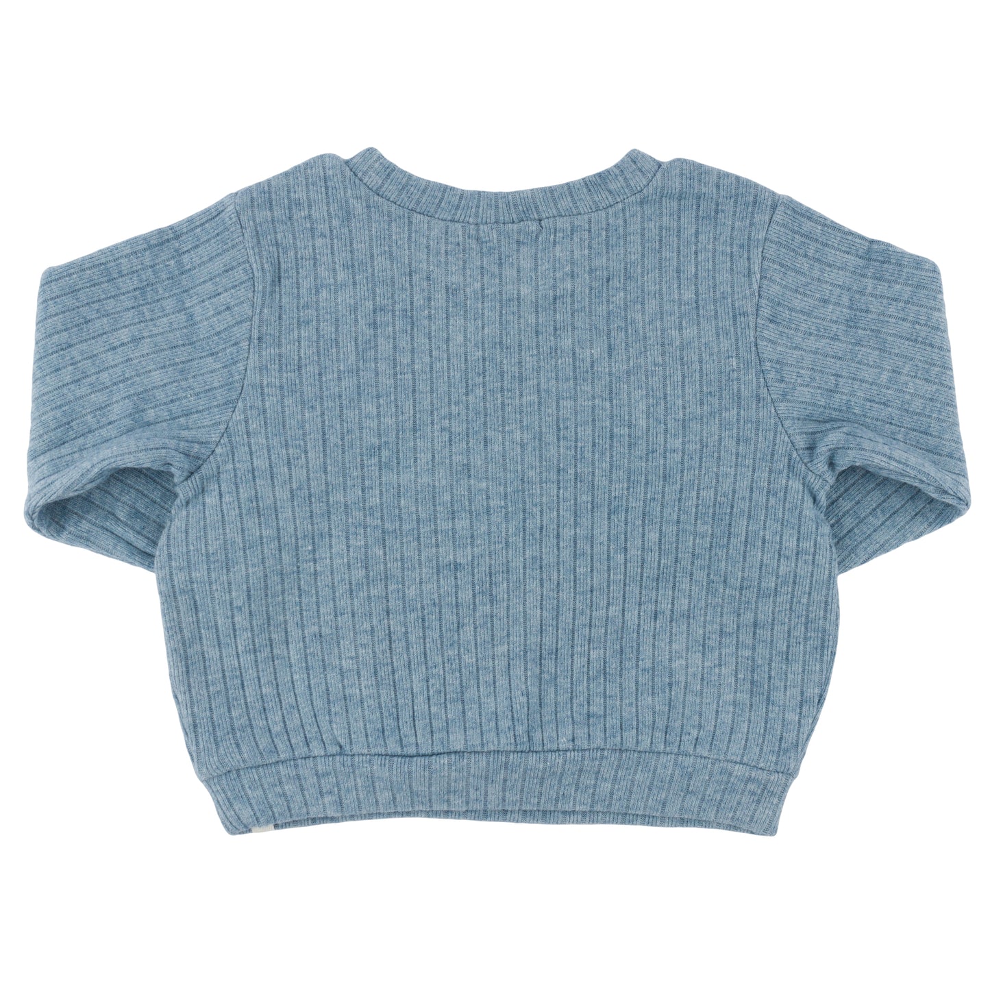 Wide Rib Fuzzy Sweater Knit Pocket Brooklyn Boxy