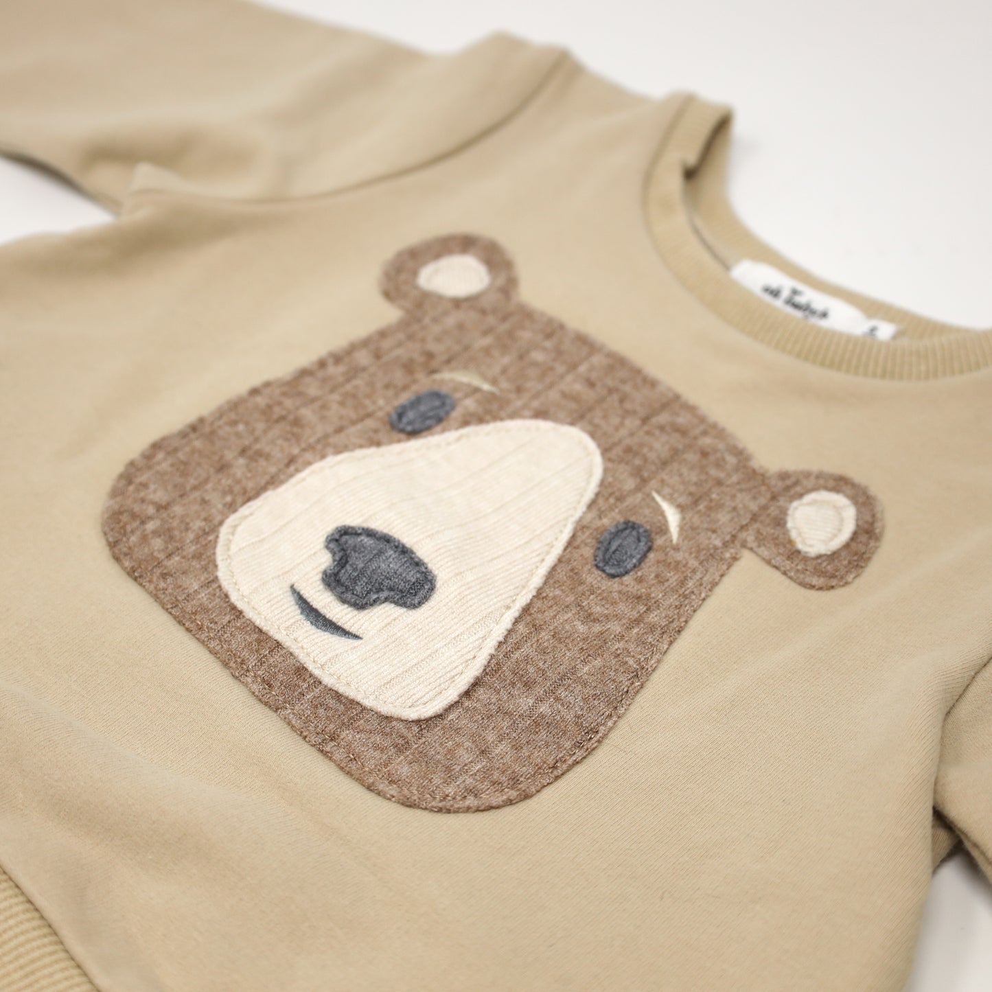 Teddy Face Applique Brooklyn Boxy