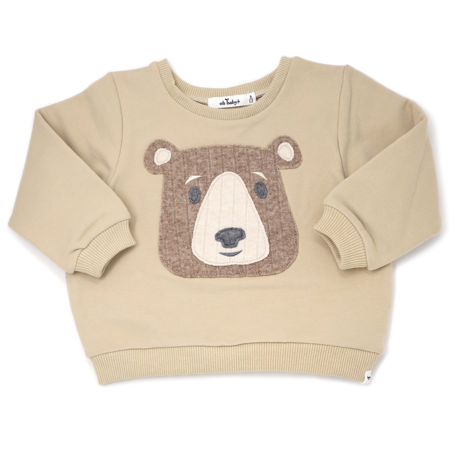 Teddy Face Applique Brooklyn Boxy