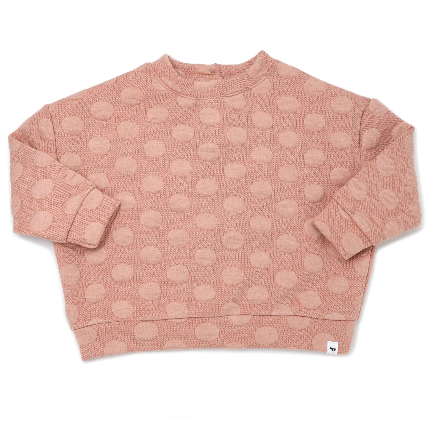Pucker Dot Slouch Sweatshirt