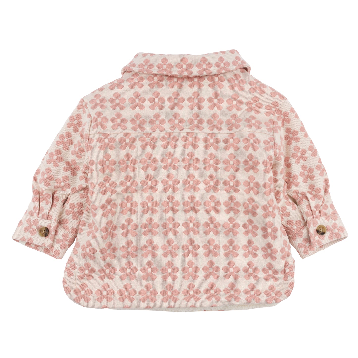 Mod Flowers Shacket w/Cream Snowdrift Lining