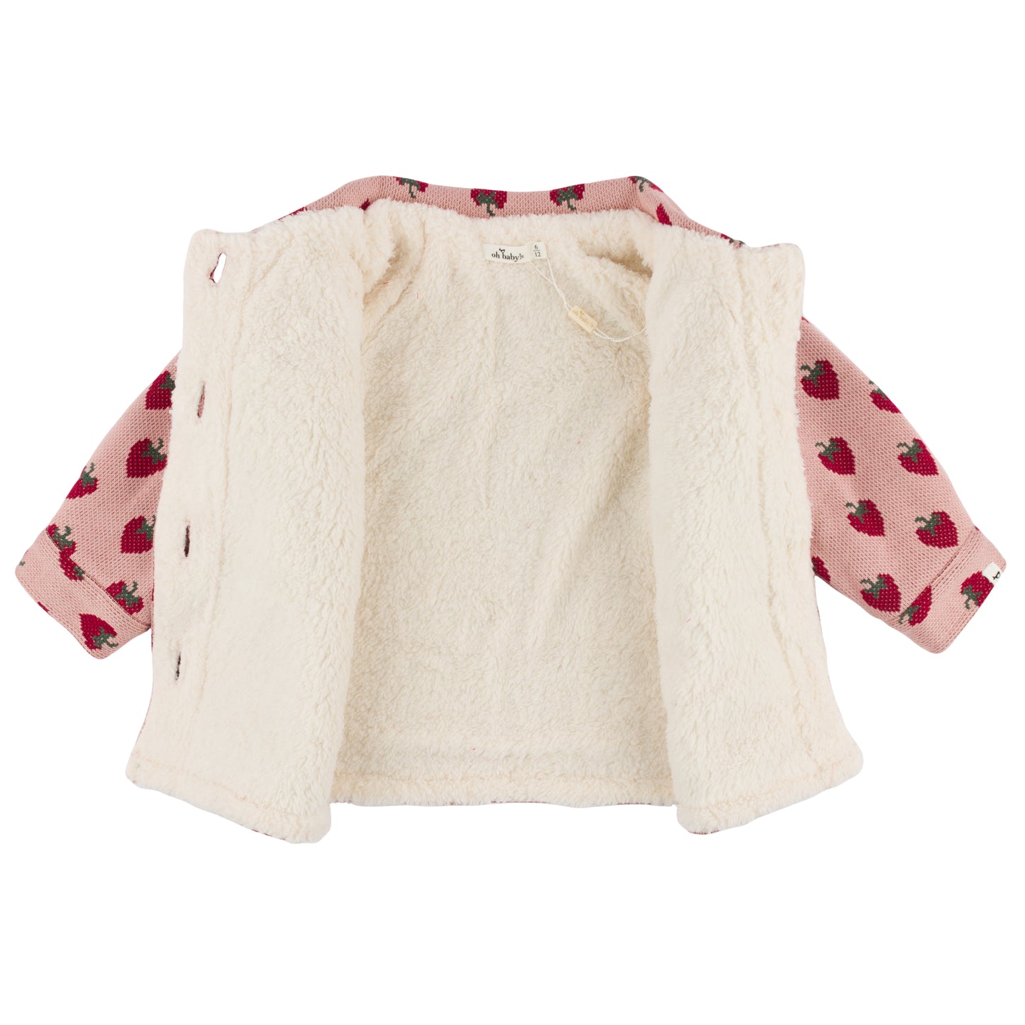 Winter Berries Shacket w/Blush Snowdrift Lining