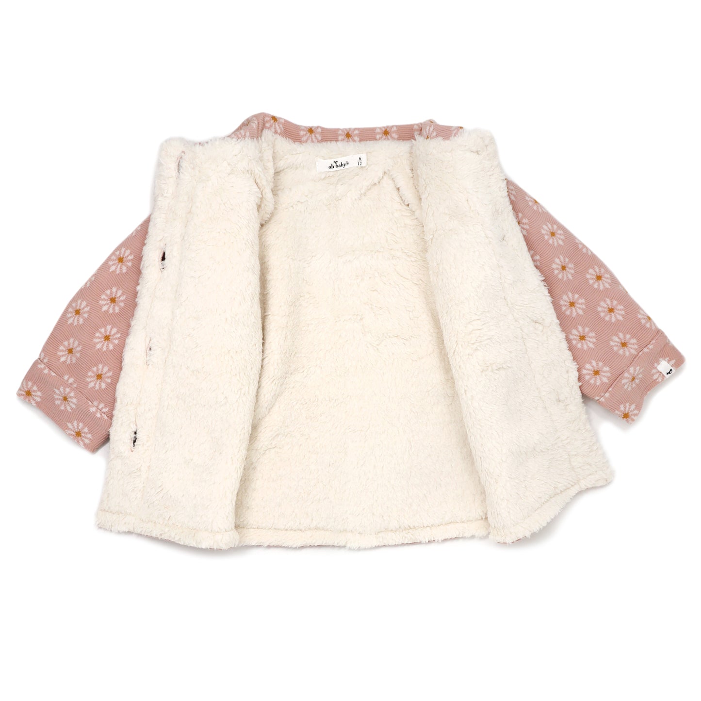 Starburst Double Knit w/Cream Snowdrift Shacket