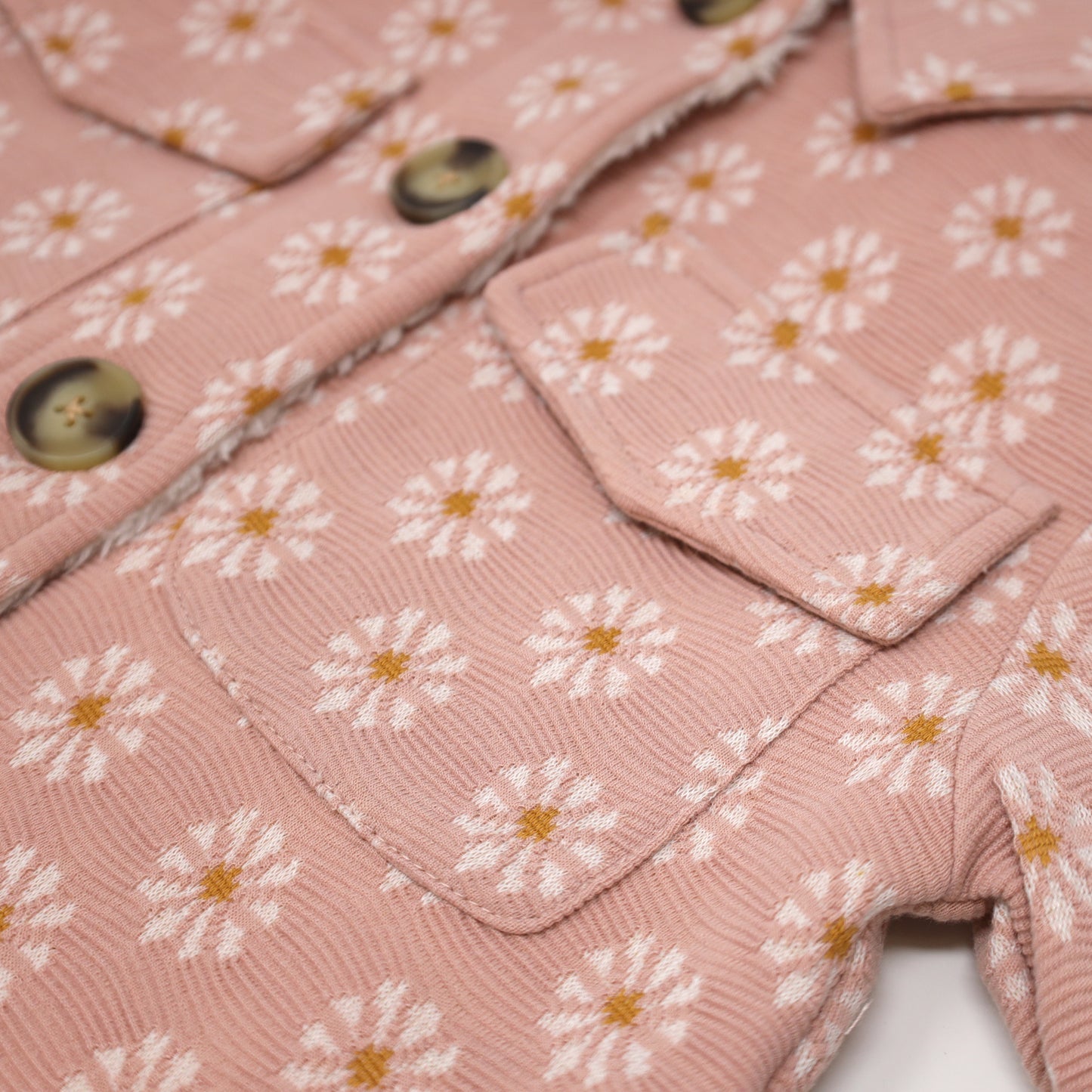 Starburst Double Knit w/Cream Snowdrift Shacket