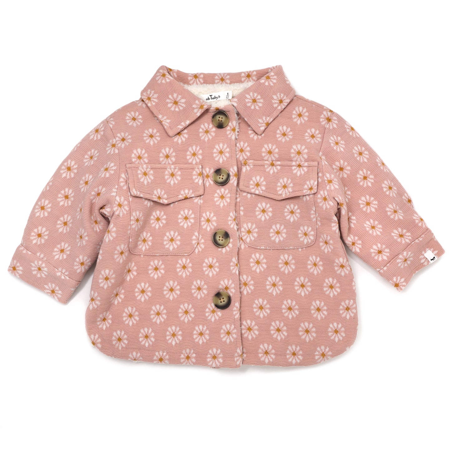 Starburst Double Knit w/Cream Snowdrift Shacket