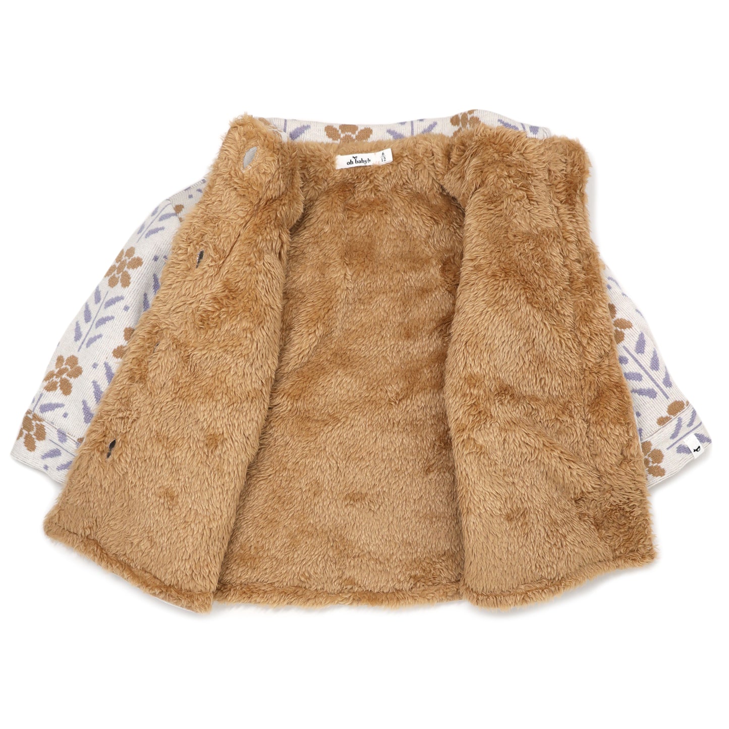 Nordic Double Knit w/Latte Snowdrift Shacket