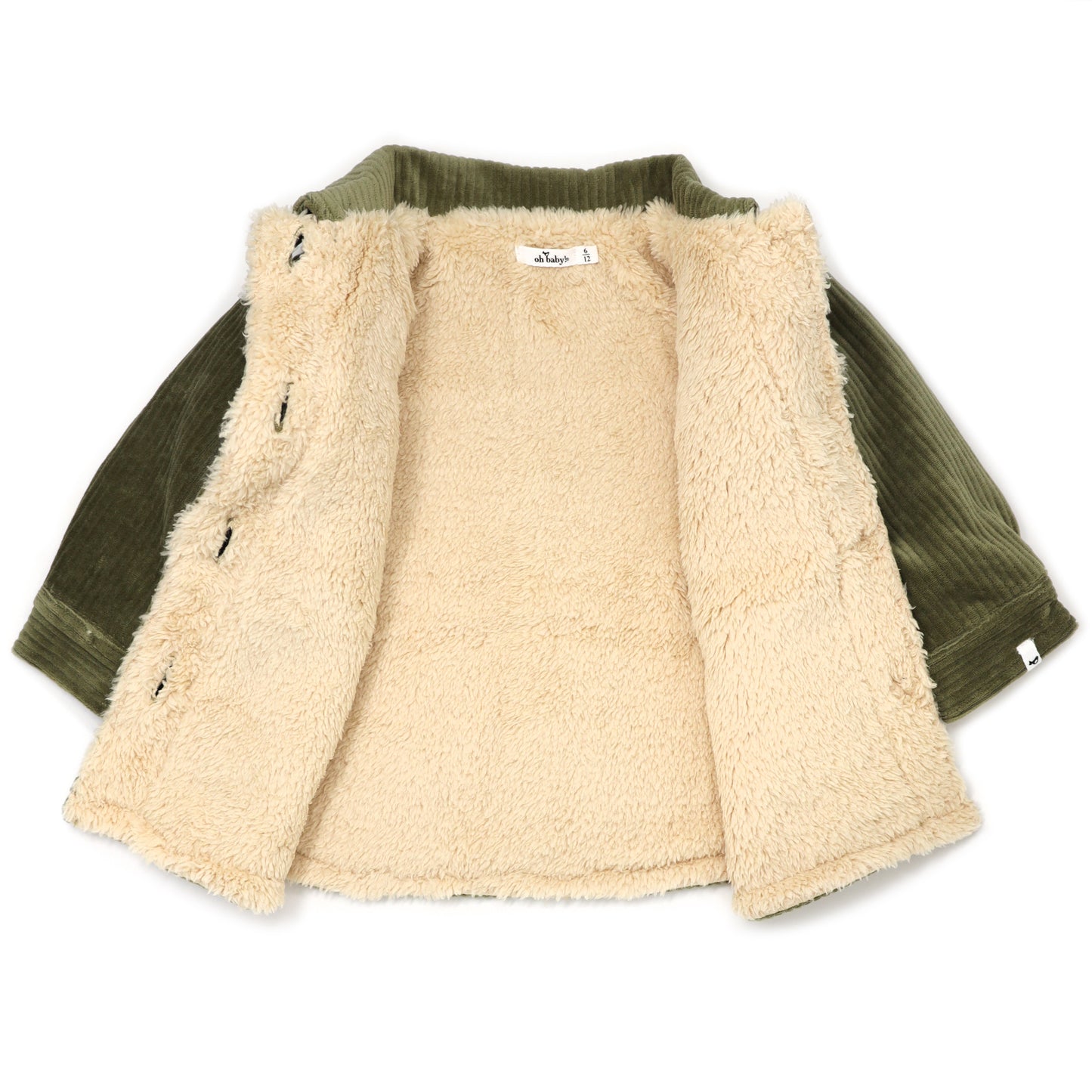 Corduroy w/Biscuit Snowdrift Shacket