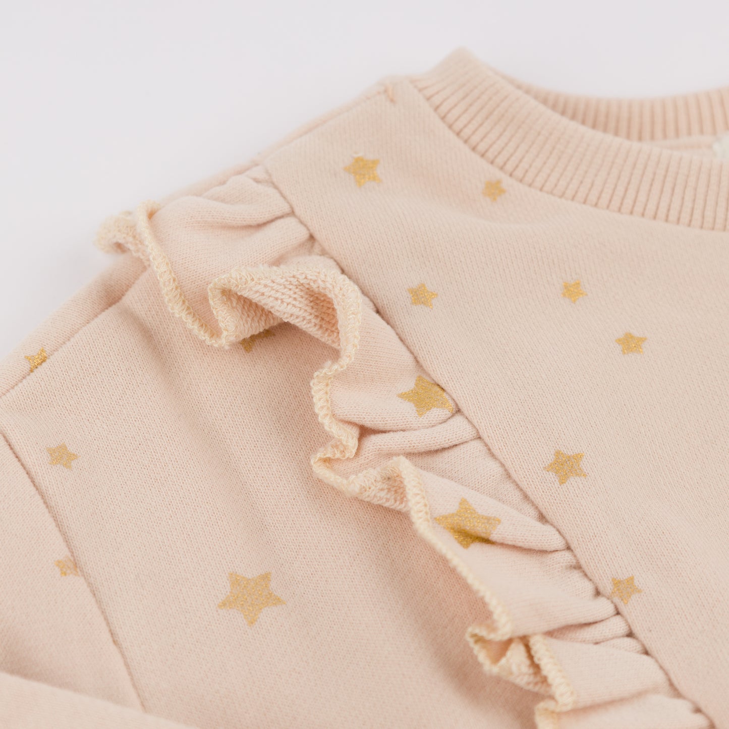 Mini Stars Gold Foil Millie Ruffle Boxy
