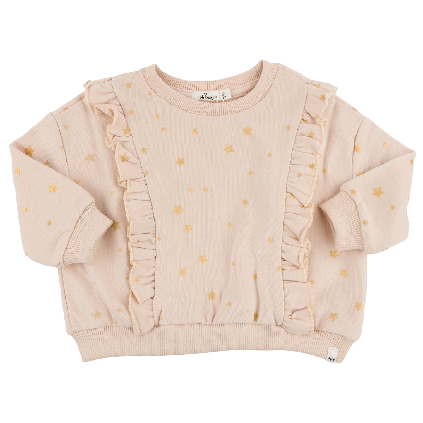 Mini Stars Gold Foil Millie Ruffle Boxy