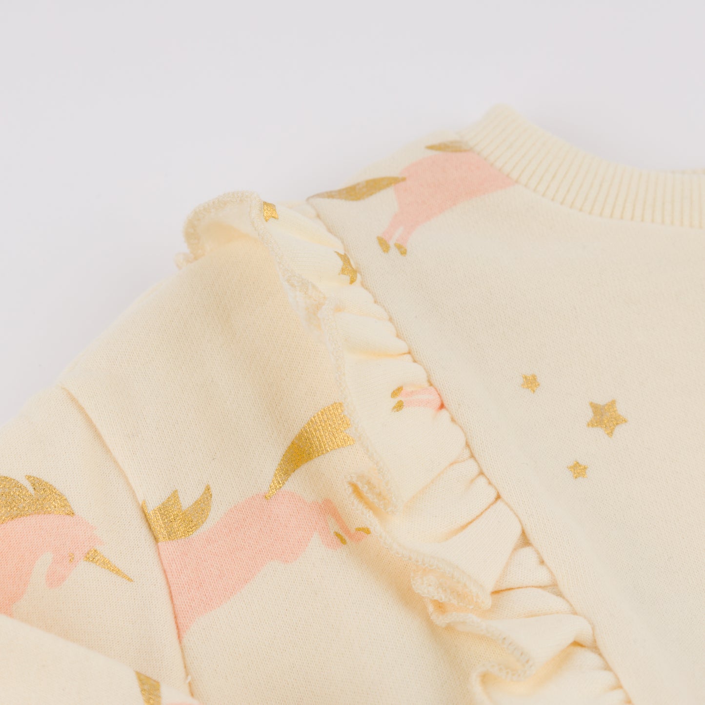 Unicorn Print Millie Ruffle Boxy