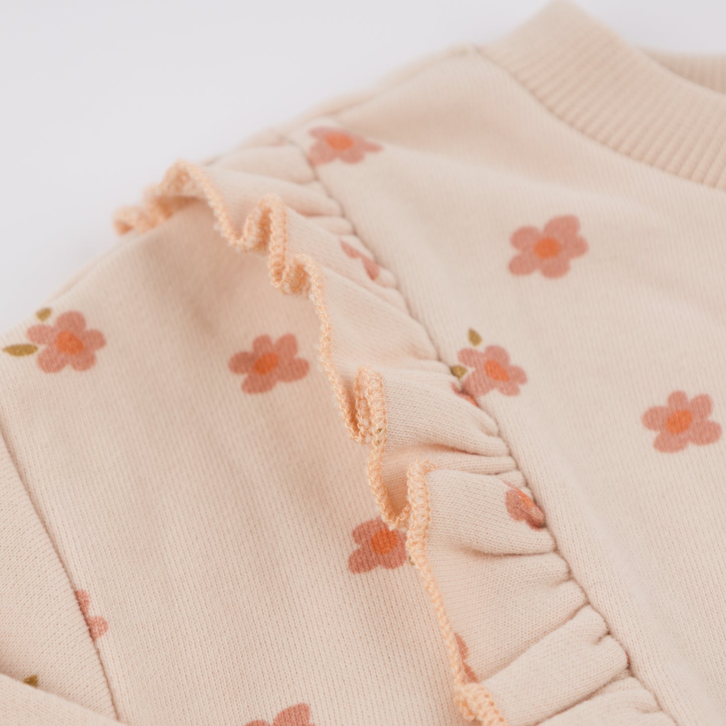 Small Daisies Print Millie Ruffle Boxy