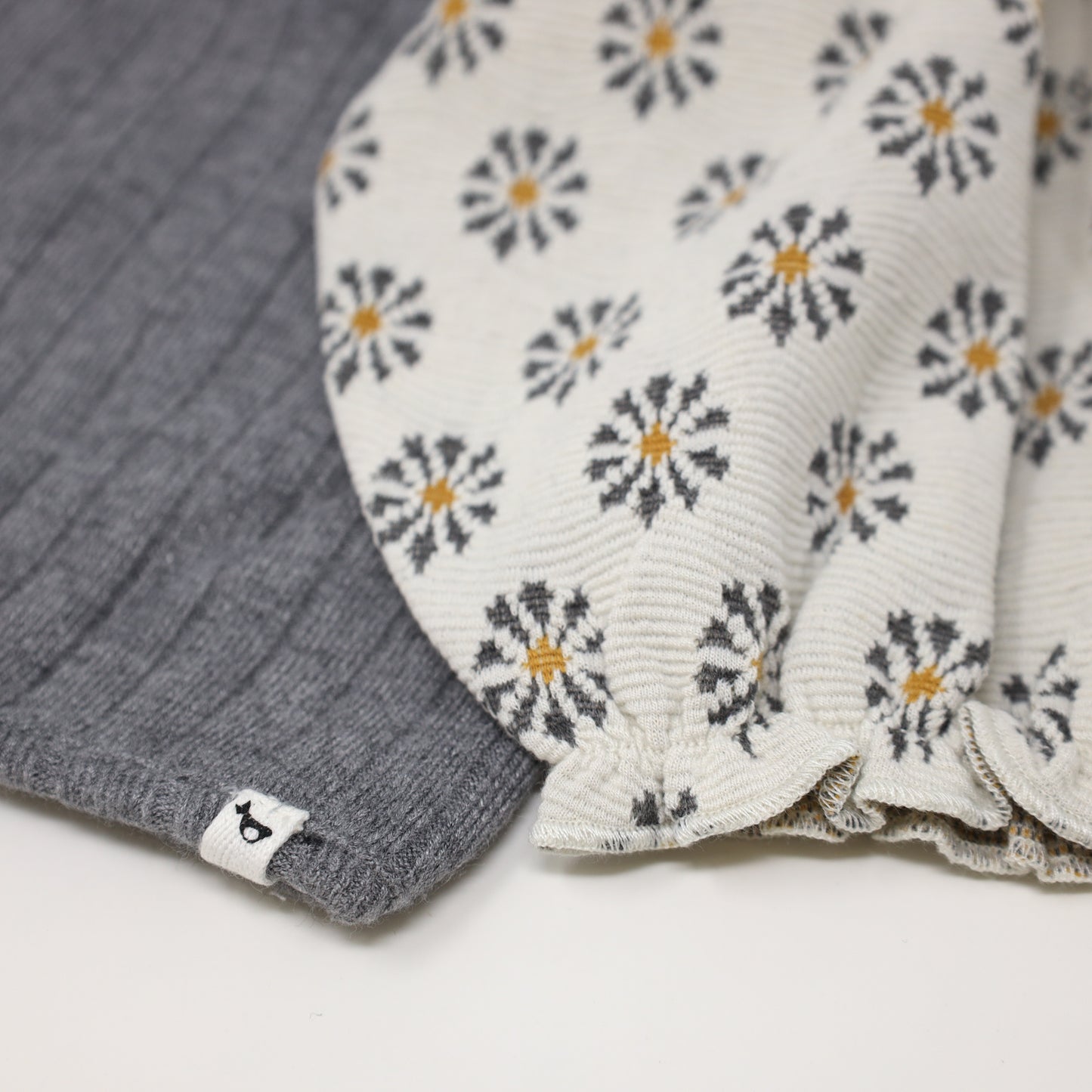 Nellie Sweaterknit Blouse Starburst Puff Sleeves
