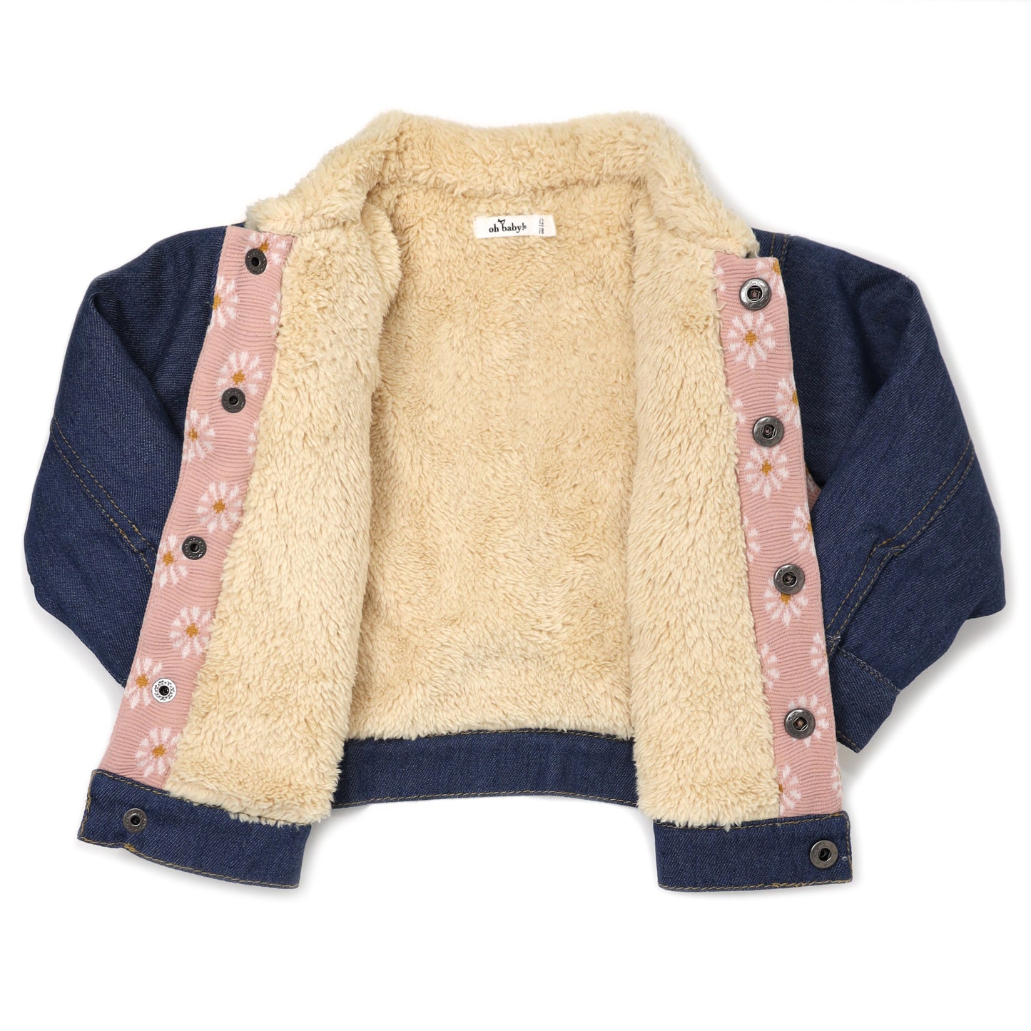 Quilted Sunrise Denim Jacket w/Snowdrift Lining
