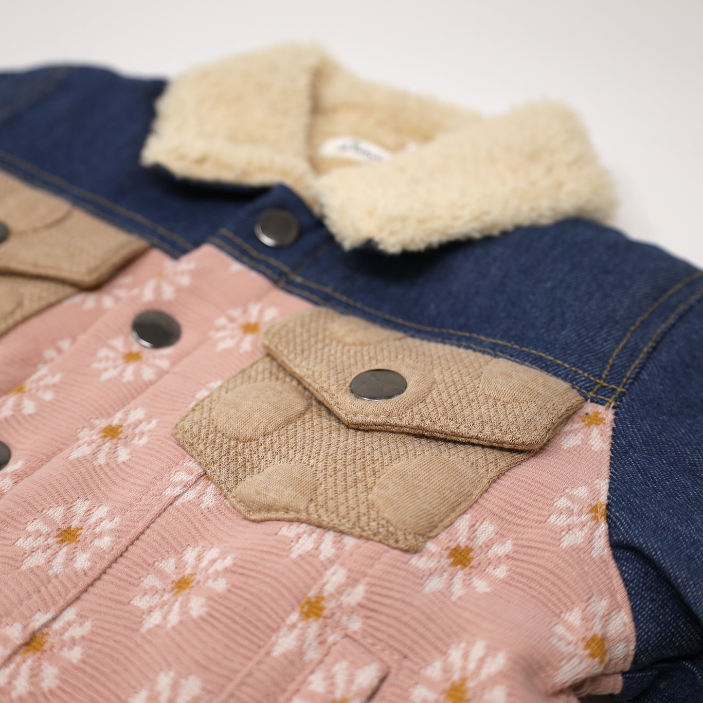 Quilted Sunrise Denim Jacket w/Snowdrift Lining
