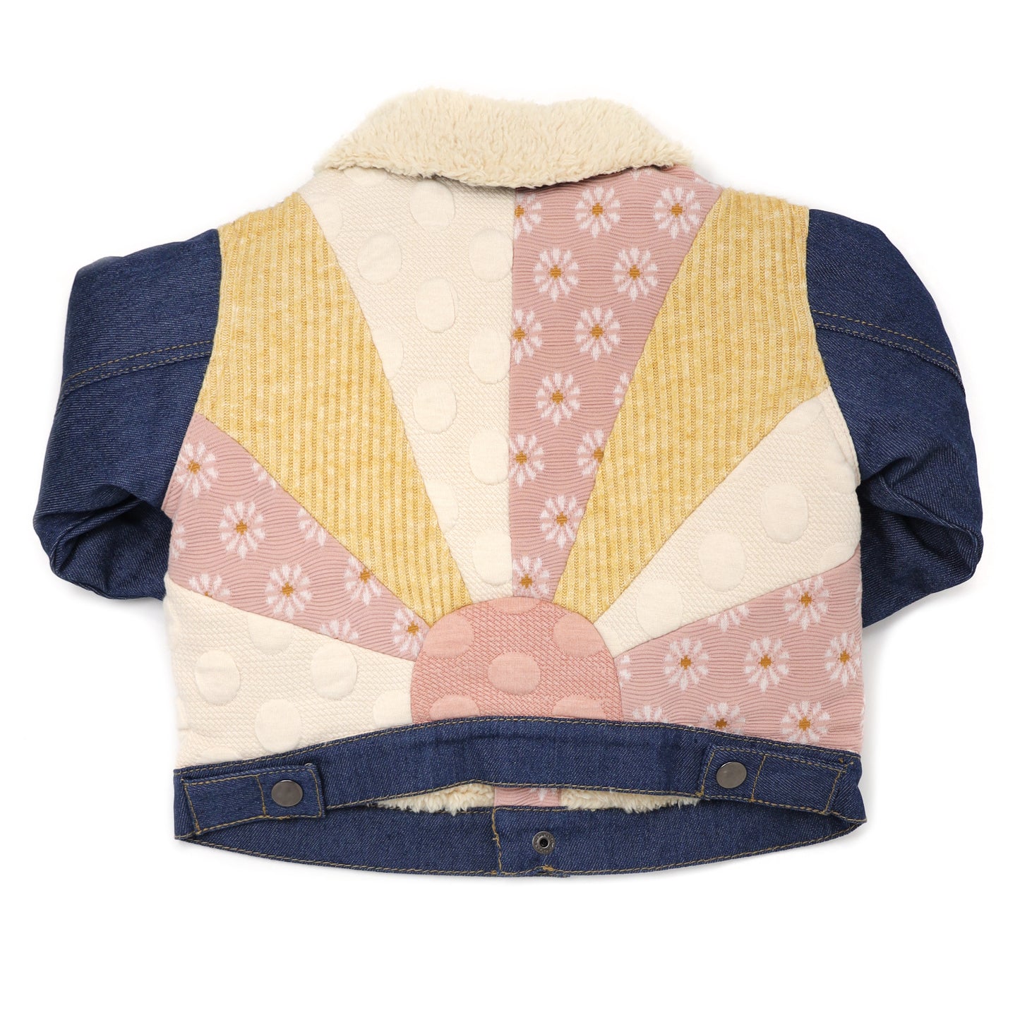Quilted Sunrise Denim Jacket w/Snowdrift Lining