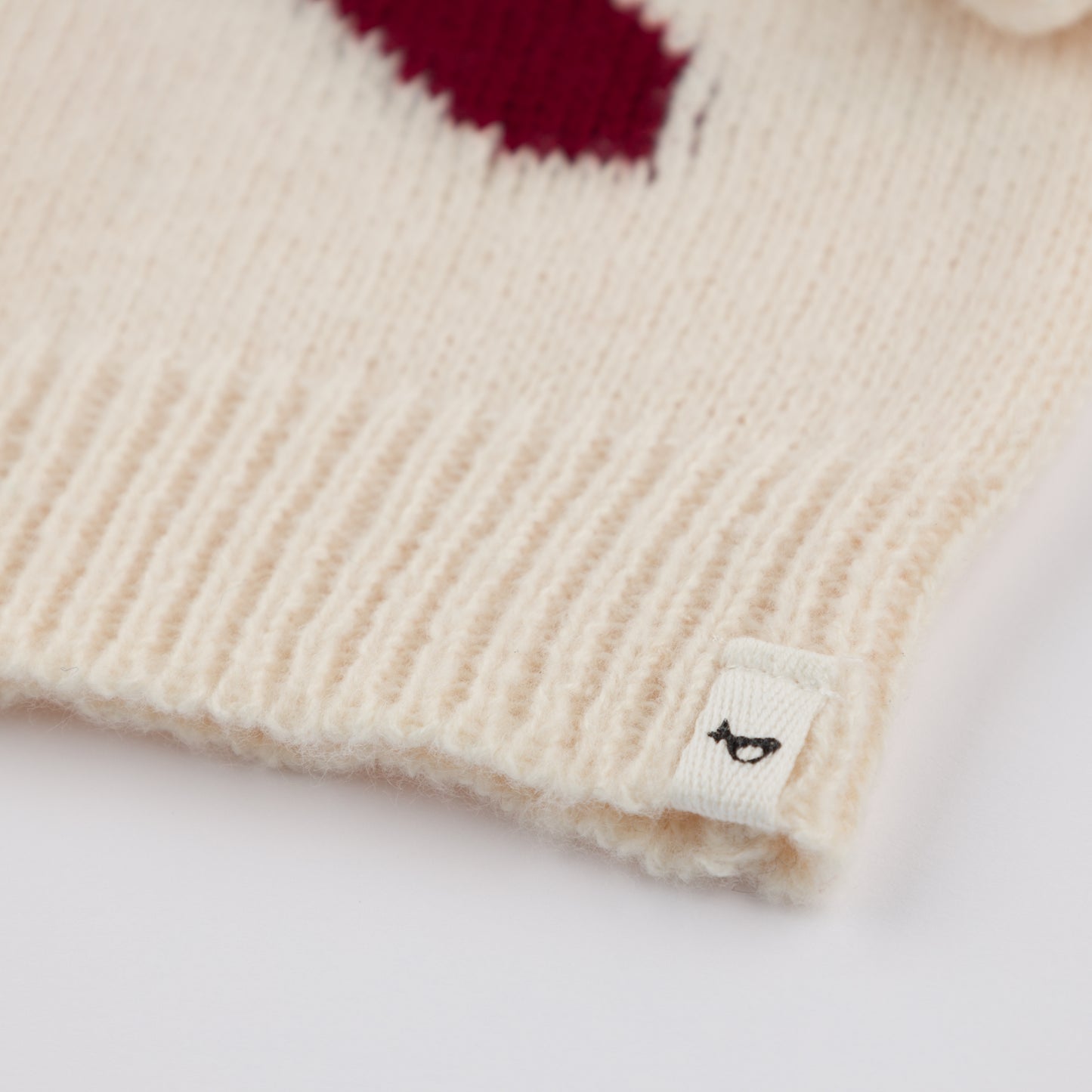 Berry Red Bow Crew Neck Sweater