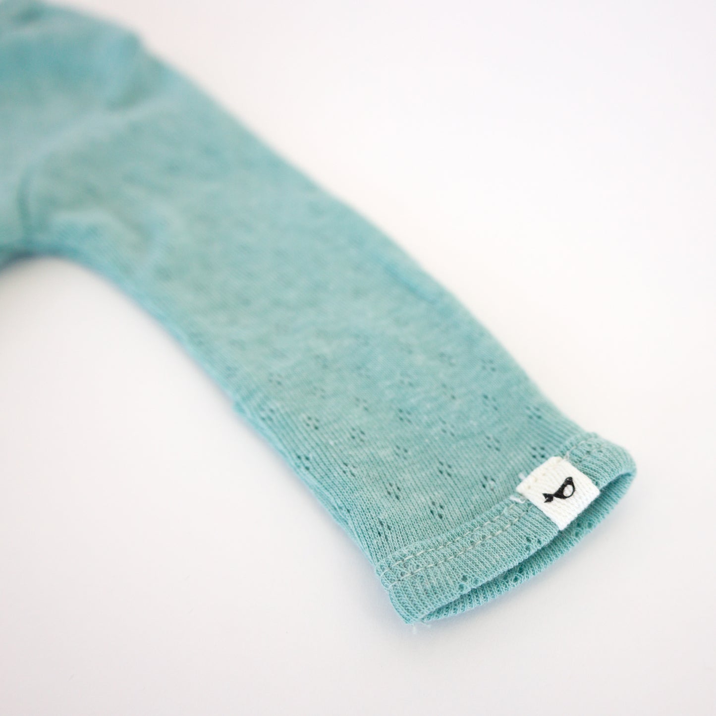 Pointelle Zipper Footie
