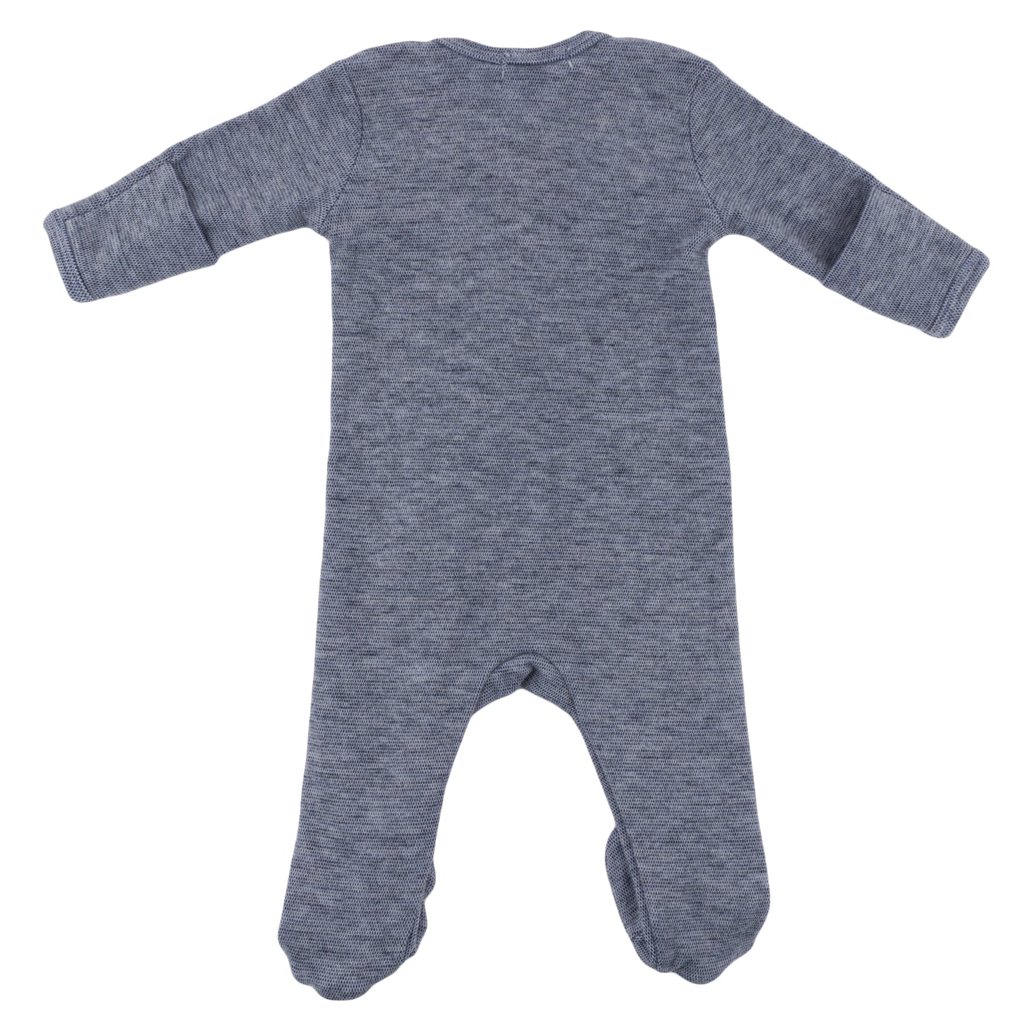 Mini Honeycomb Zipper Footie with Pocket