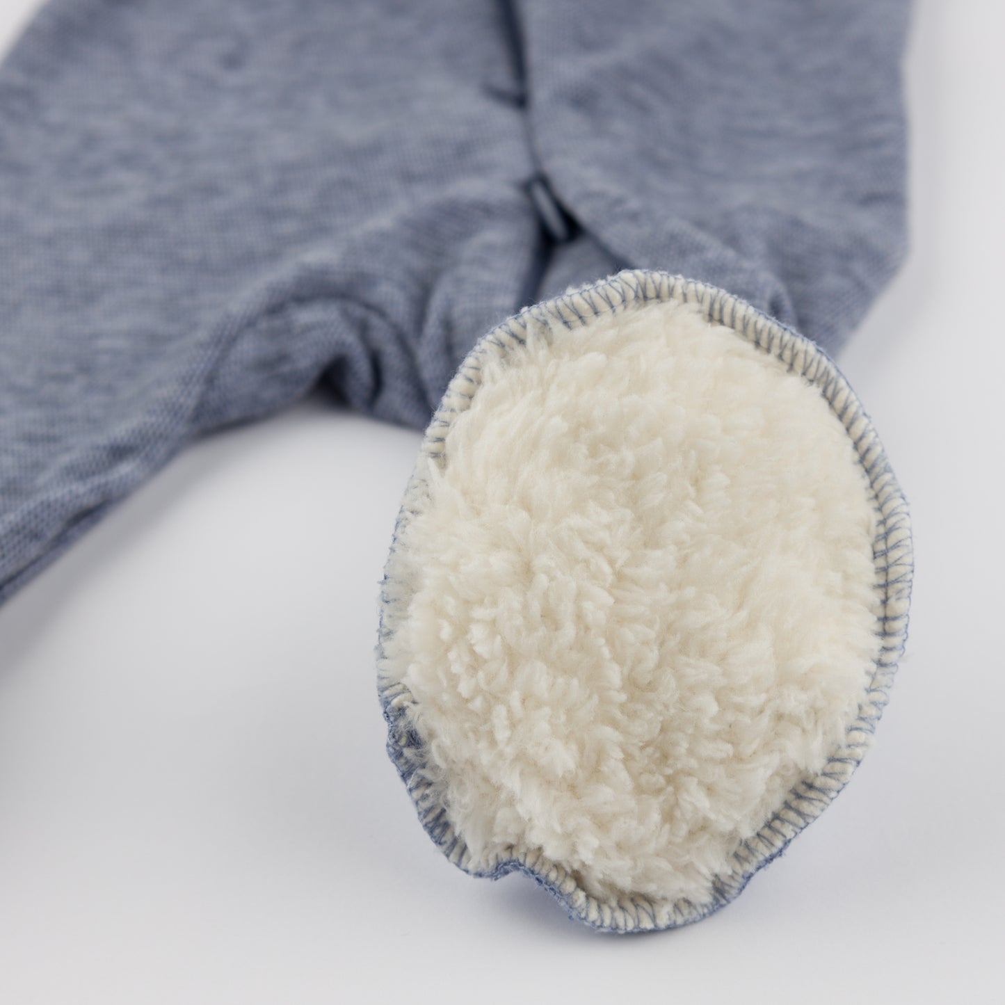 Mini Honeycomb Zipper Footie with Pocket