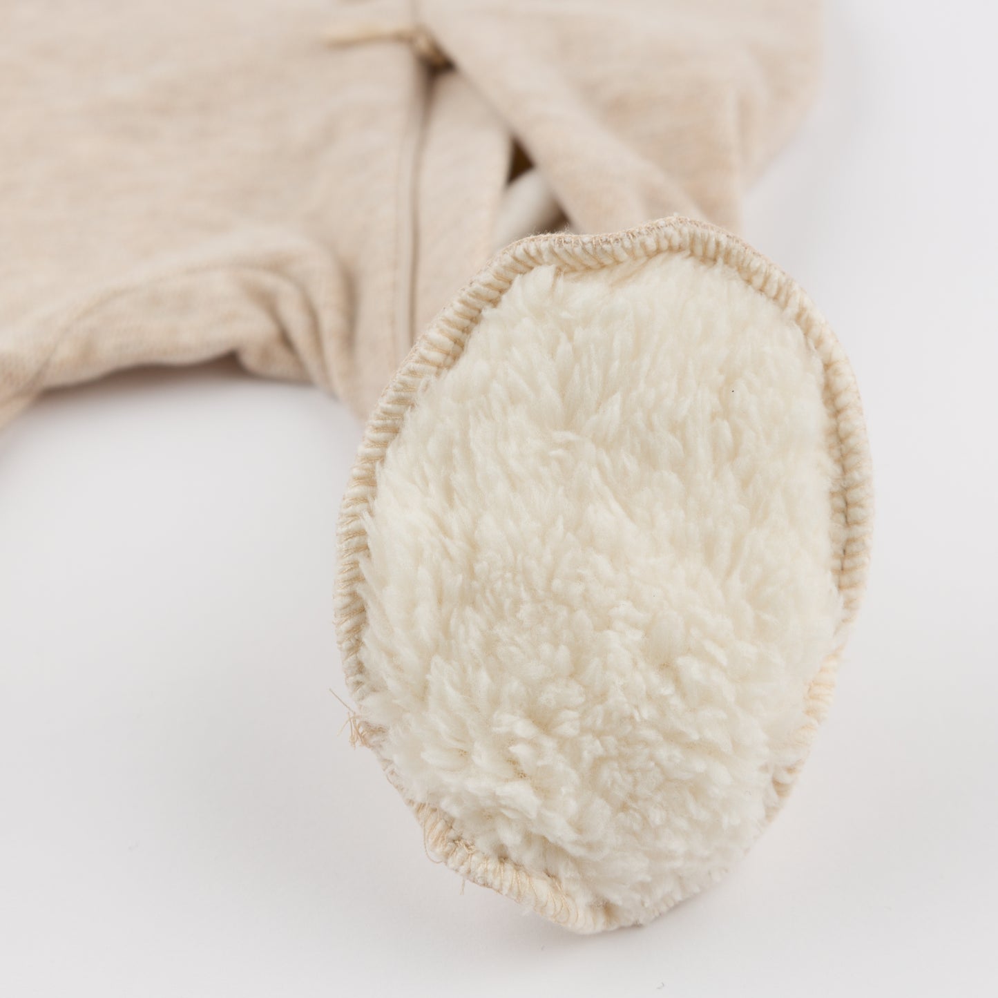 Mini Honeycomb Zipper Footie with Pocket