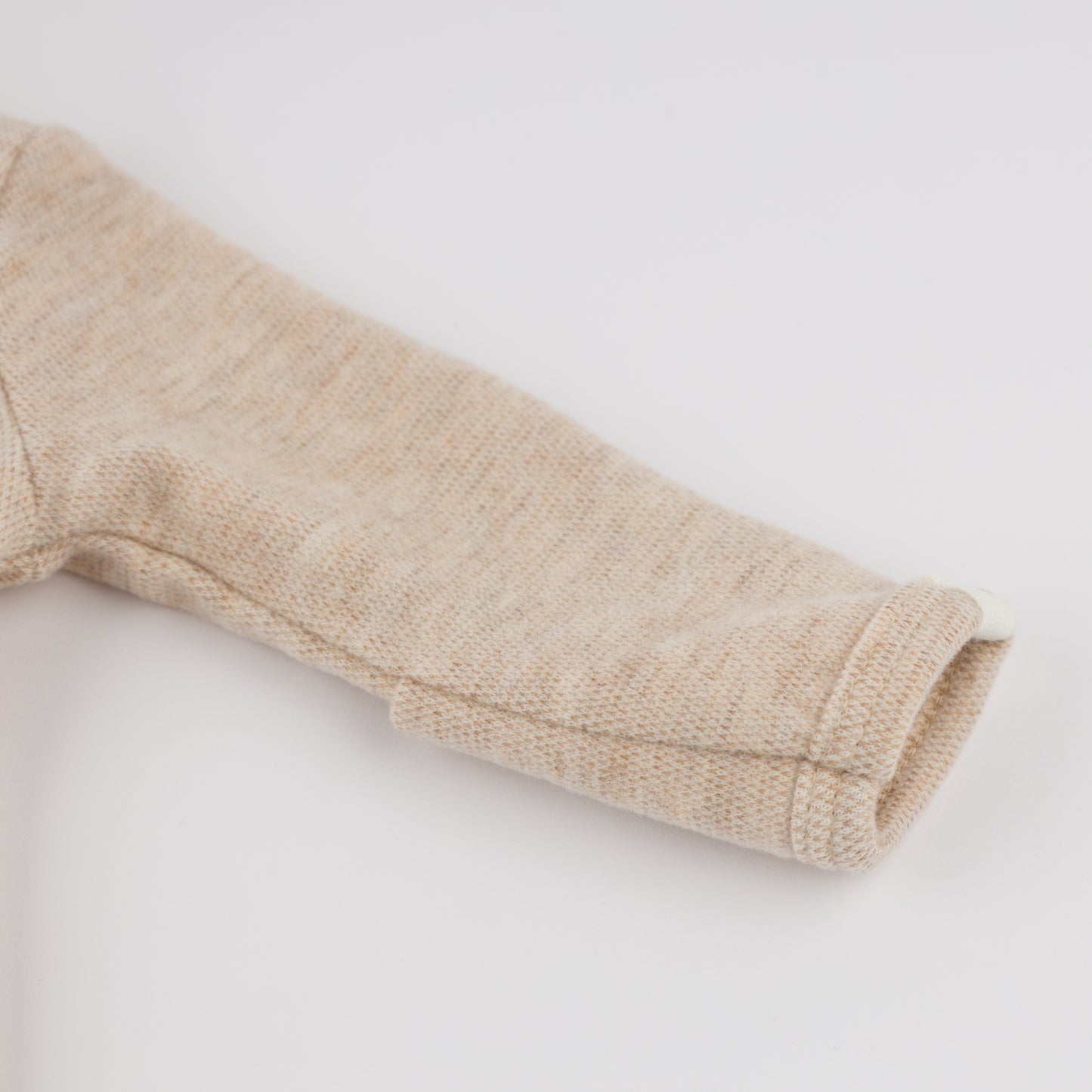 Mini Honeycomb Zipper Footie with Pocket
