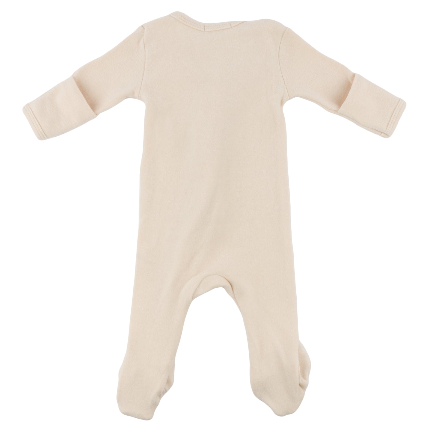 Mini Stripe Zipper Footie with Pocket