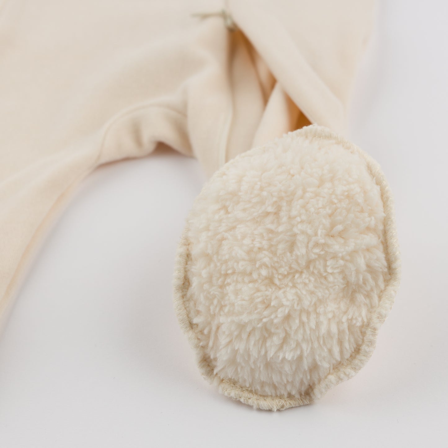 Mini Stripe Zipper Footie with Pocket