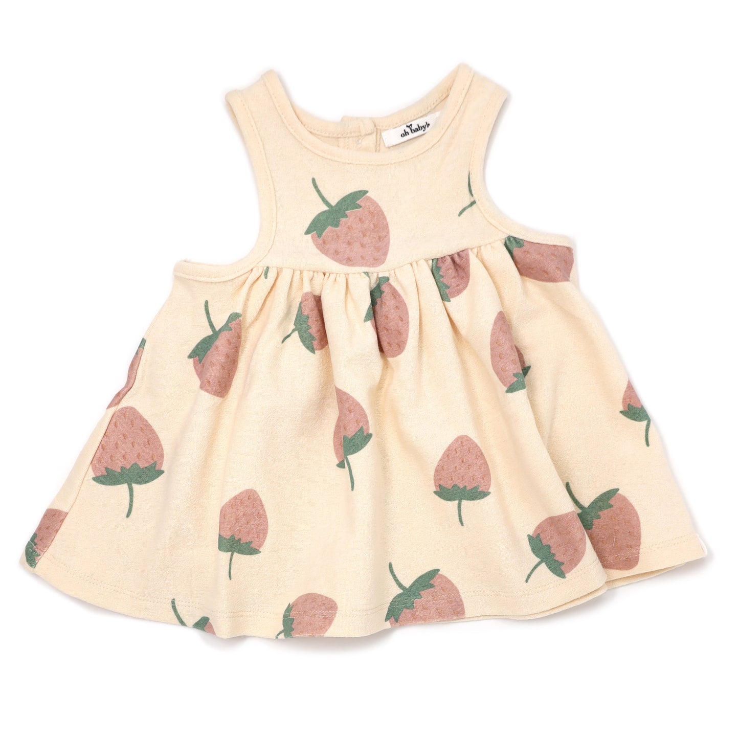 Strawberry Print Tank Dress